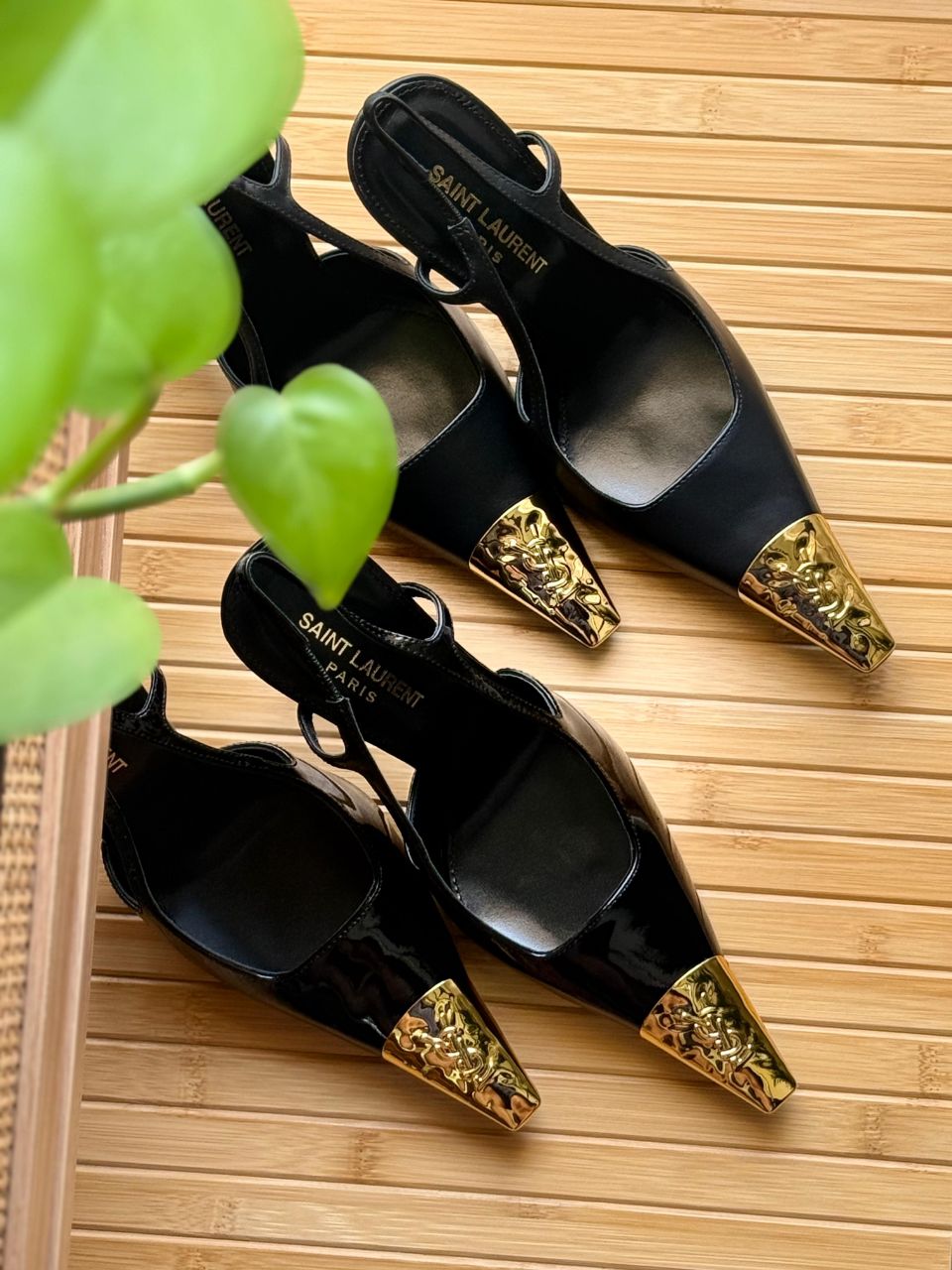 Saint Laurent Jeanne Slingback Heels