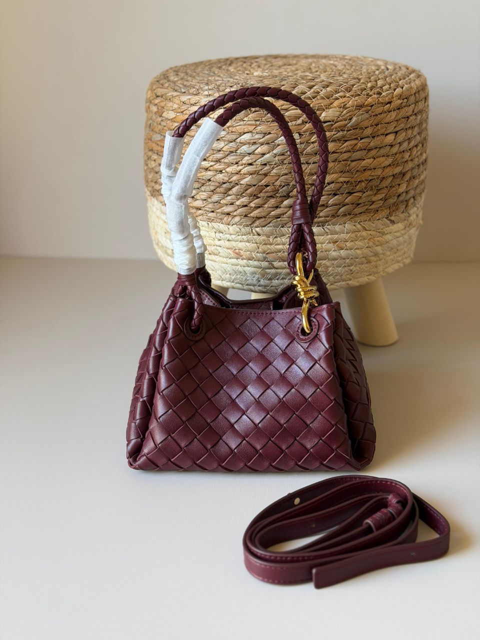 Bottega Veneta Parachute Small Intrecciato Bag