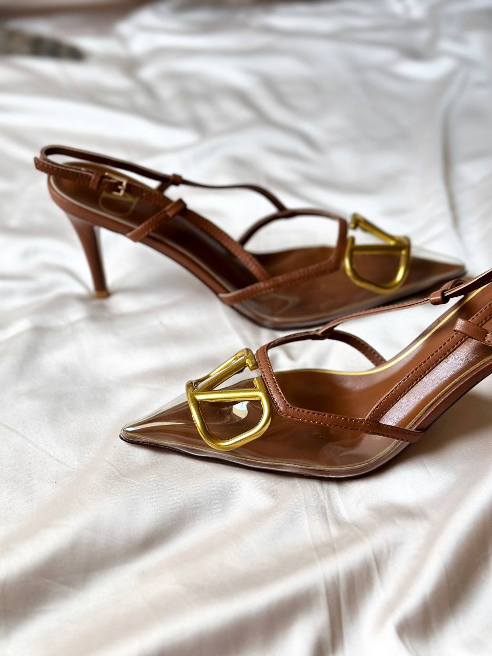 Valentino Garavani VLogo Signature Patent Leather Slingback Pumps – Full Collection