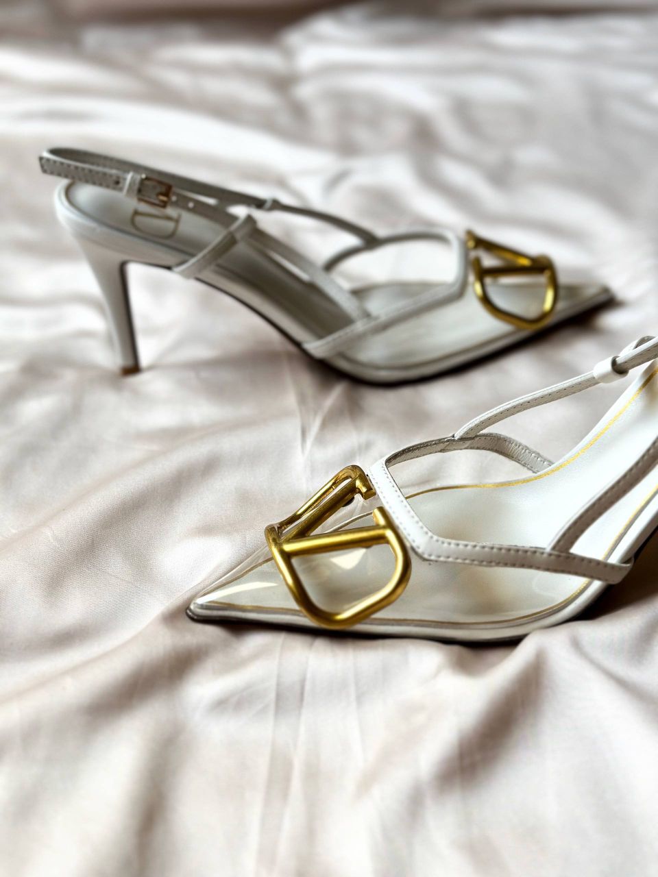 Valentino Garavani VLogo Signature Patent Leather Slingback Pumps – Full Collection