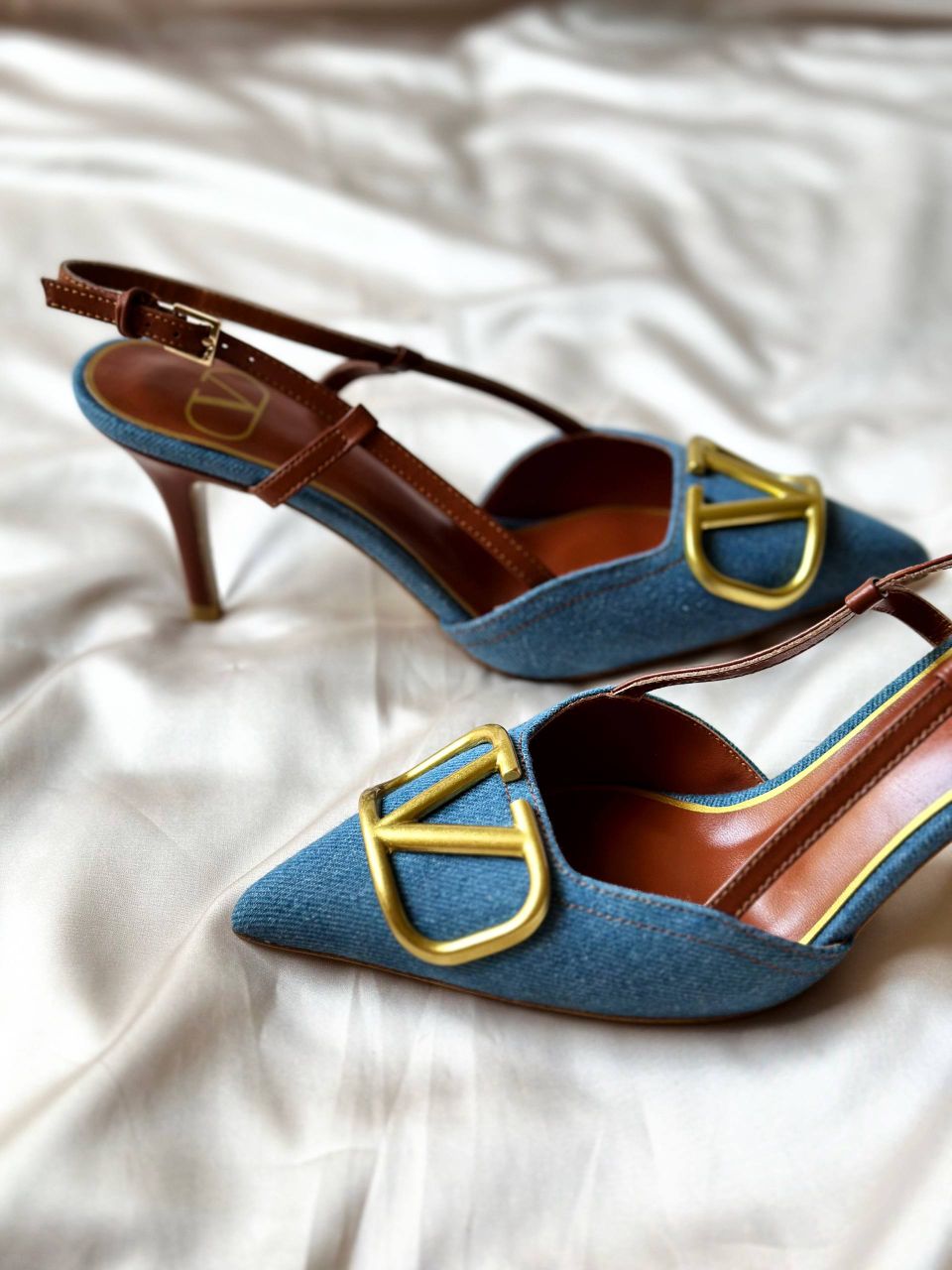 Valentino Garavani VLogo Signature Patent Leather Slingback Pumps – Full Collection