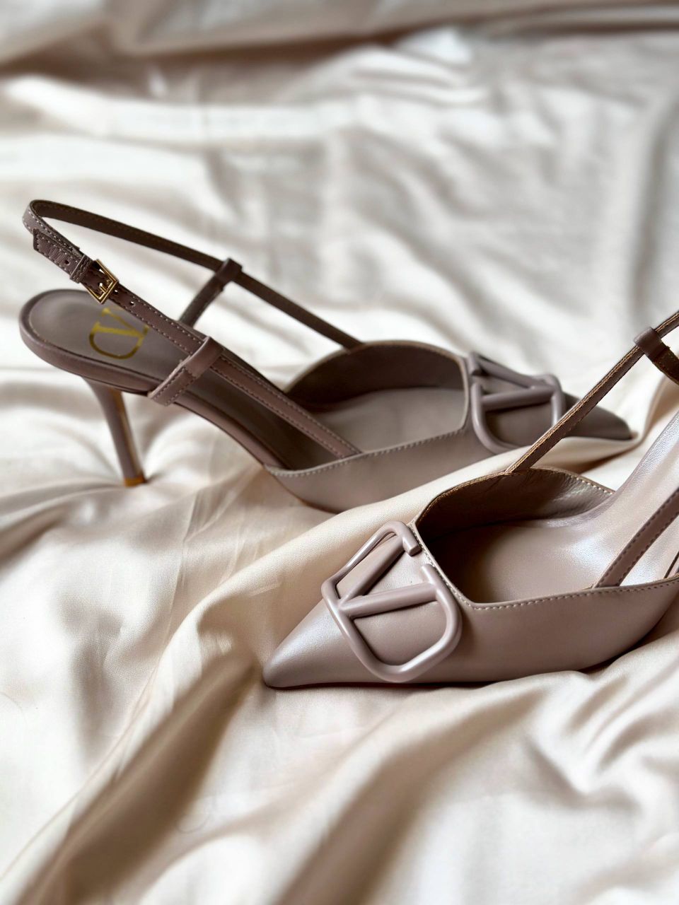 Valentino Garavani VLogo Signature Patent Leather Slingback Pumps – Full Collection