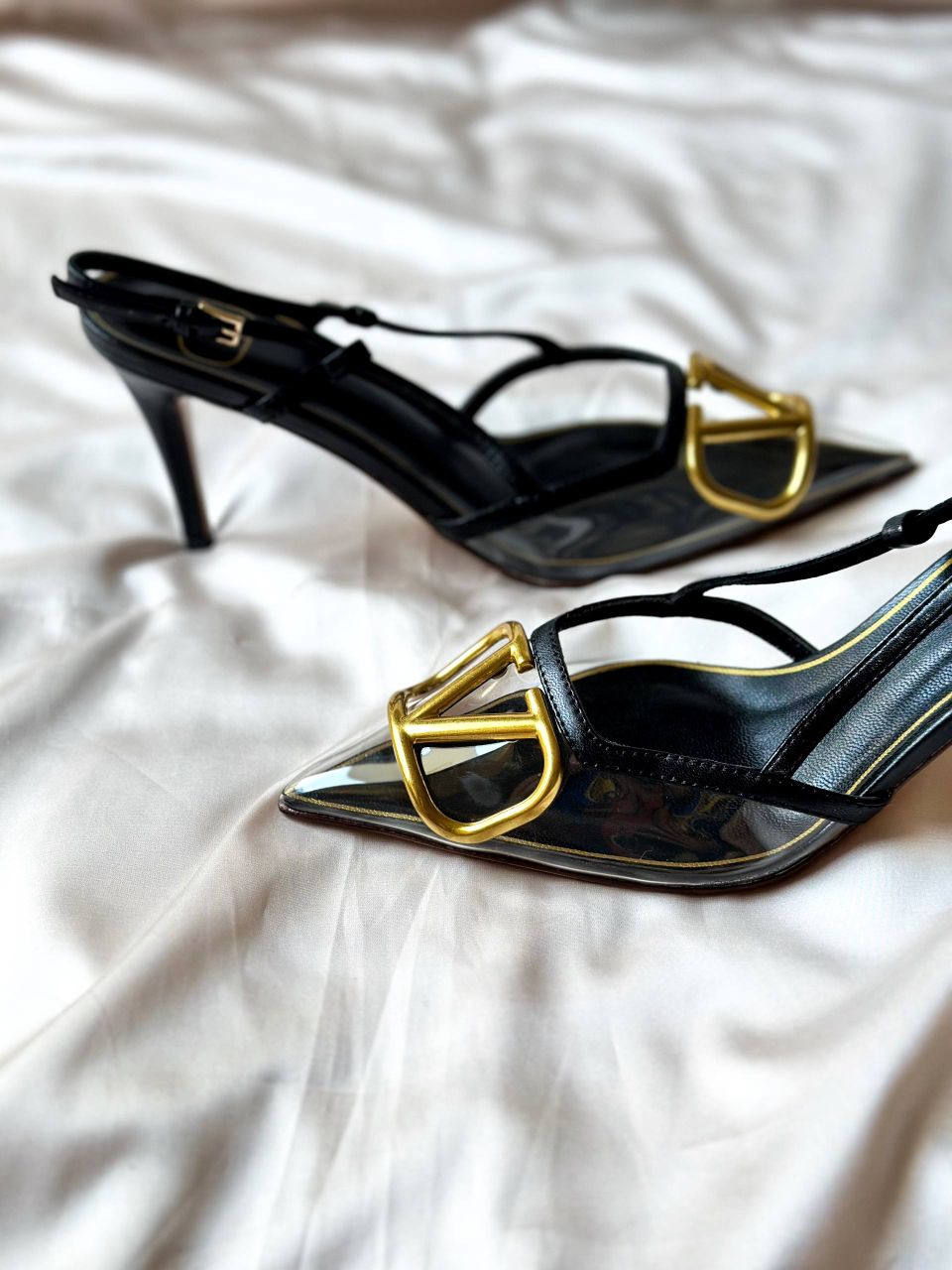 Valentino Garavani VLogo Signature Patent Leather Slingback Pumps – Full Collection