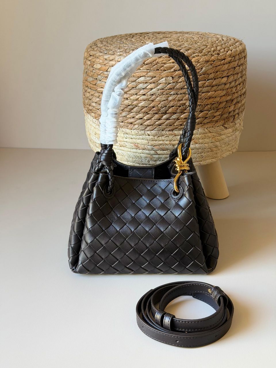 Bottega Veneta Parachute Small Intrecciato Bag