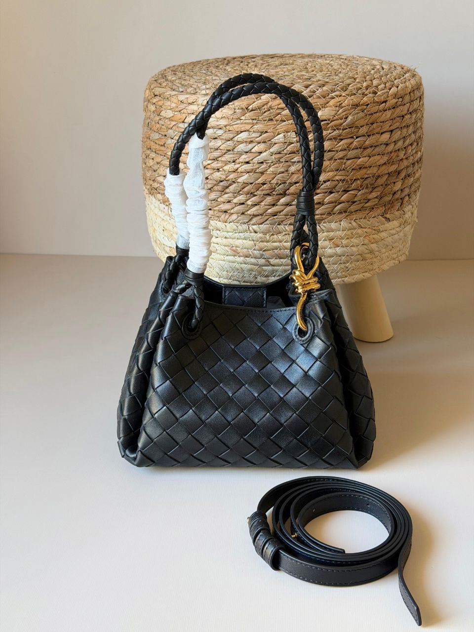 Bottega Veneta Parachute Small Intrecciato Bag