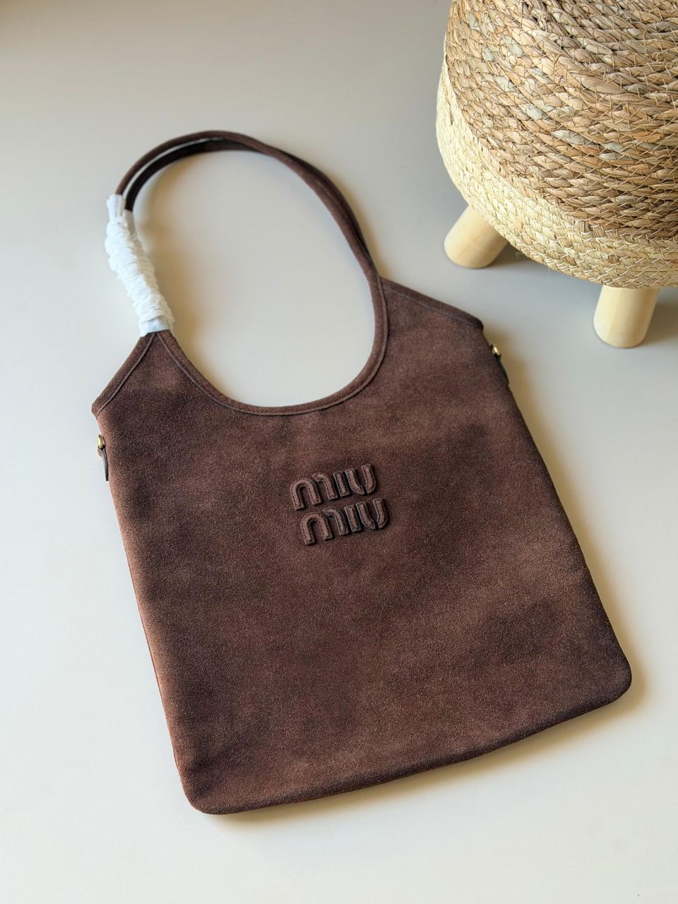 Miu Miu Ivy Leather Tote Bag