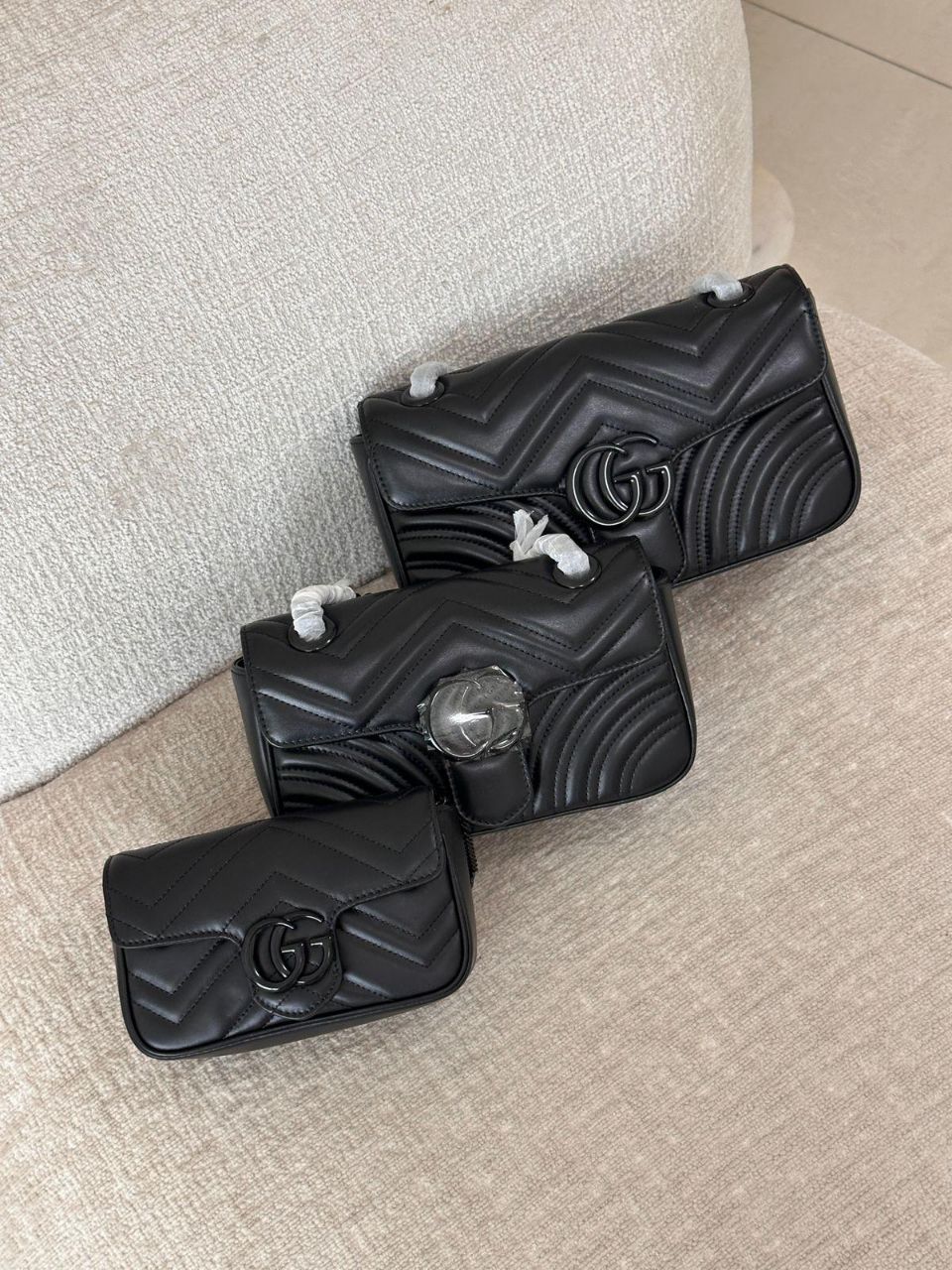 Gucci GG Marmont Matelassé Shoulder Bag – Full Size Range