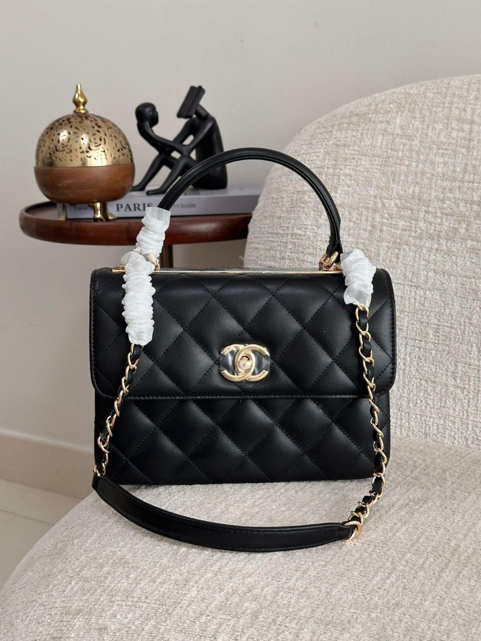 Chanel Trendy CC Lambskin Leather Handbag