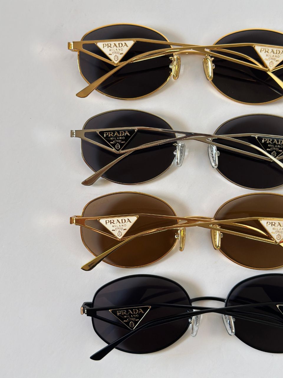 Prada Oval Frame Sunglasses