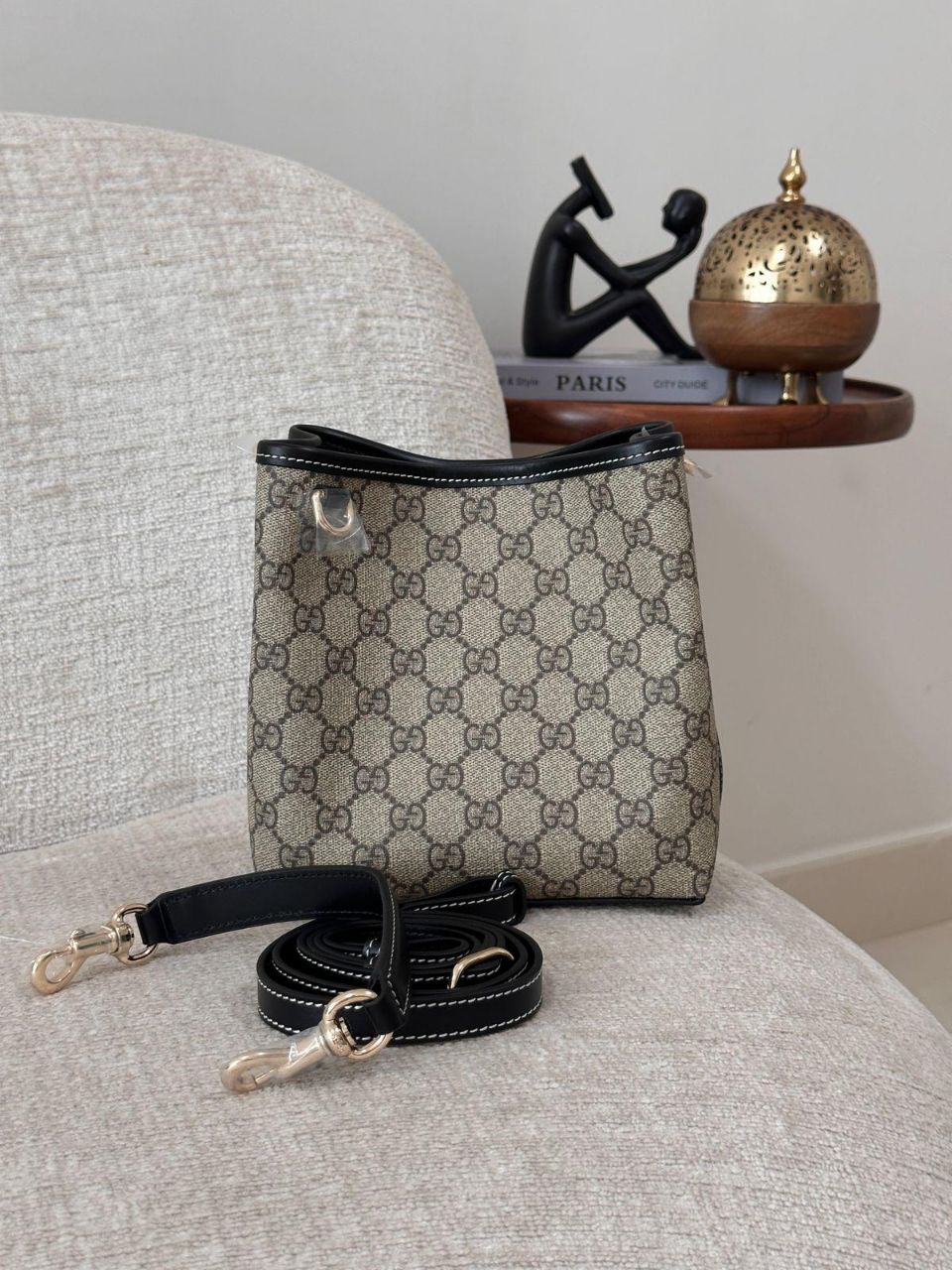 Gucci GG Emblem Small Bag – Monogram Coated Canvas