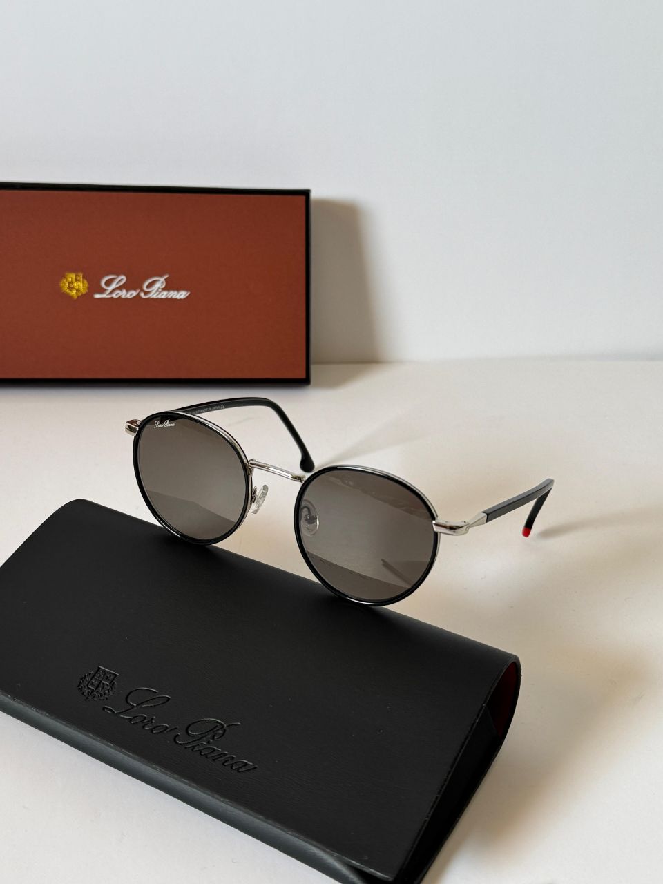 Loro Piana Round Metal Sunglasses – Timeless Unisex Design