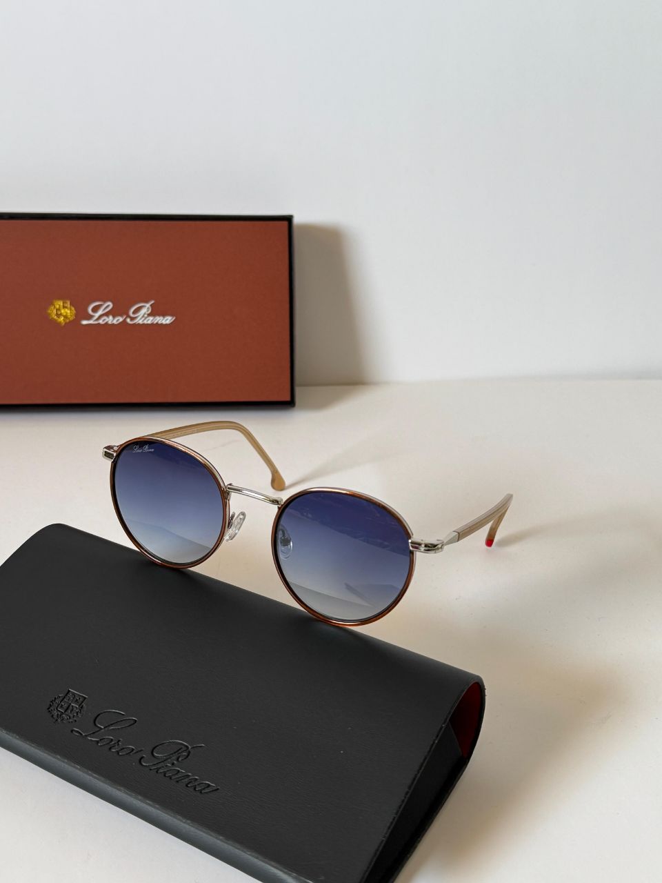 Loro Piana Round Metal Sunglasses – Timeless Unisex Design