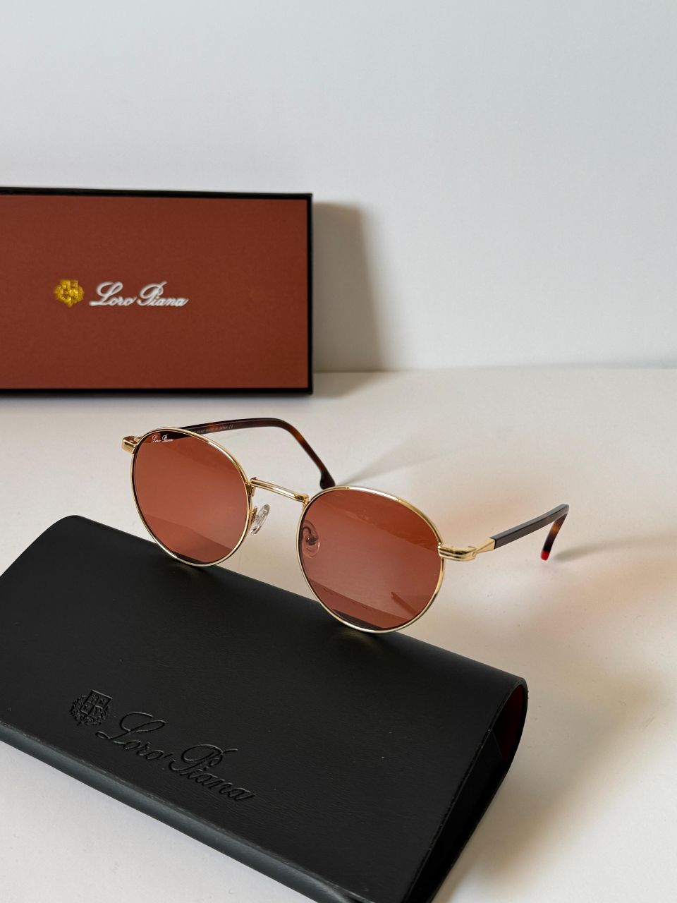 Loro Piana Round Metal Sunglasses – Timeless Unisex Design