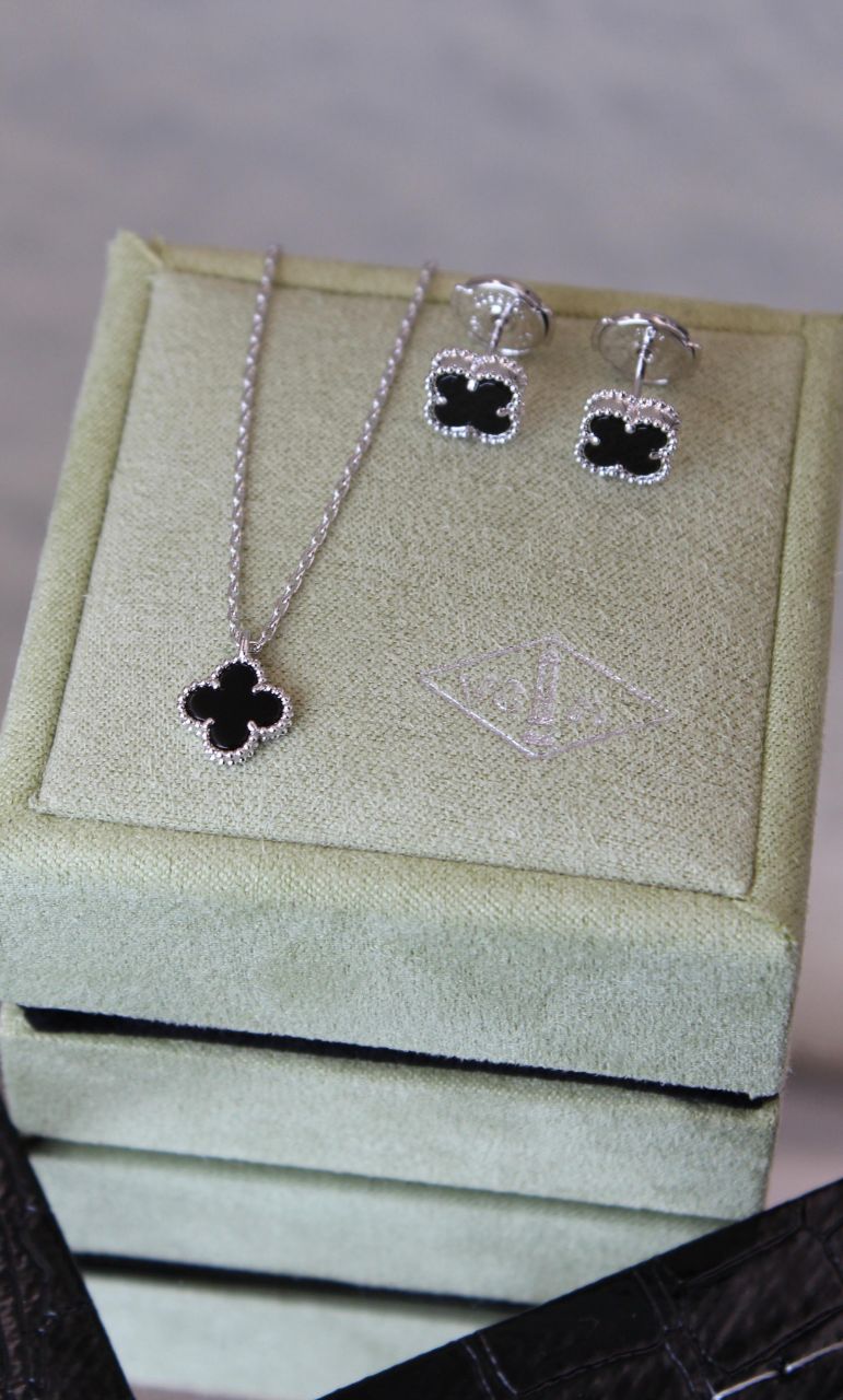Van Cleef & Arpels Alhambra Necklace & Earrings