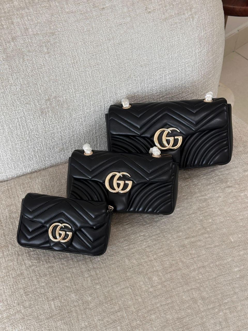 Gucci GG Marmont Matelassé Shoulder Bag – Full Size Range