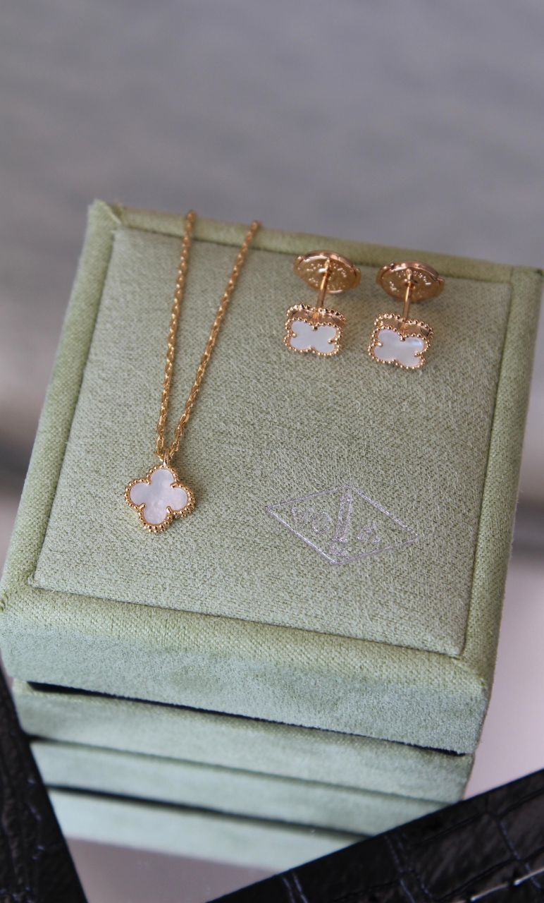 Van Cleef & Arpels Alhambra Necklace & Earrings