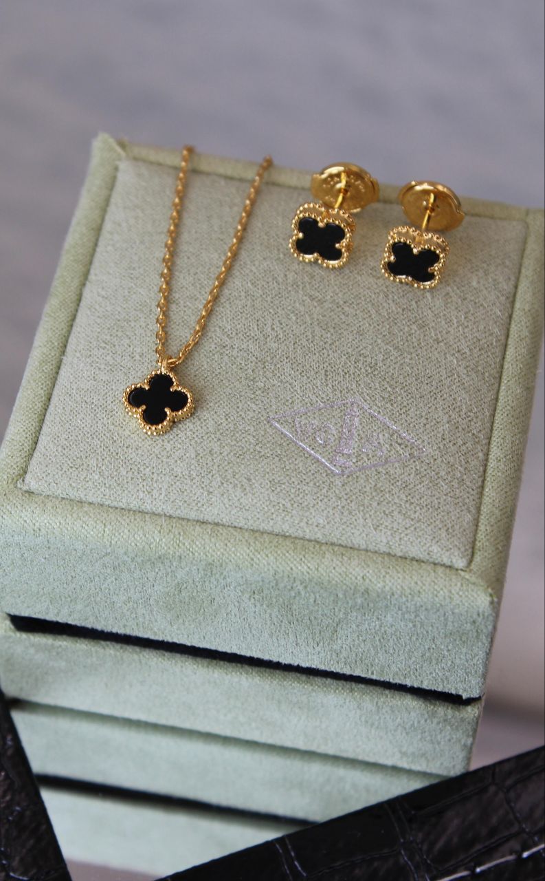 Van Cleef & Arpels Alhambra Necklace & Earrings