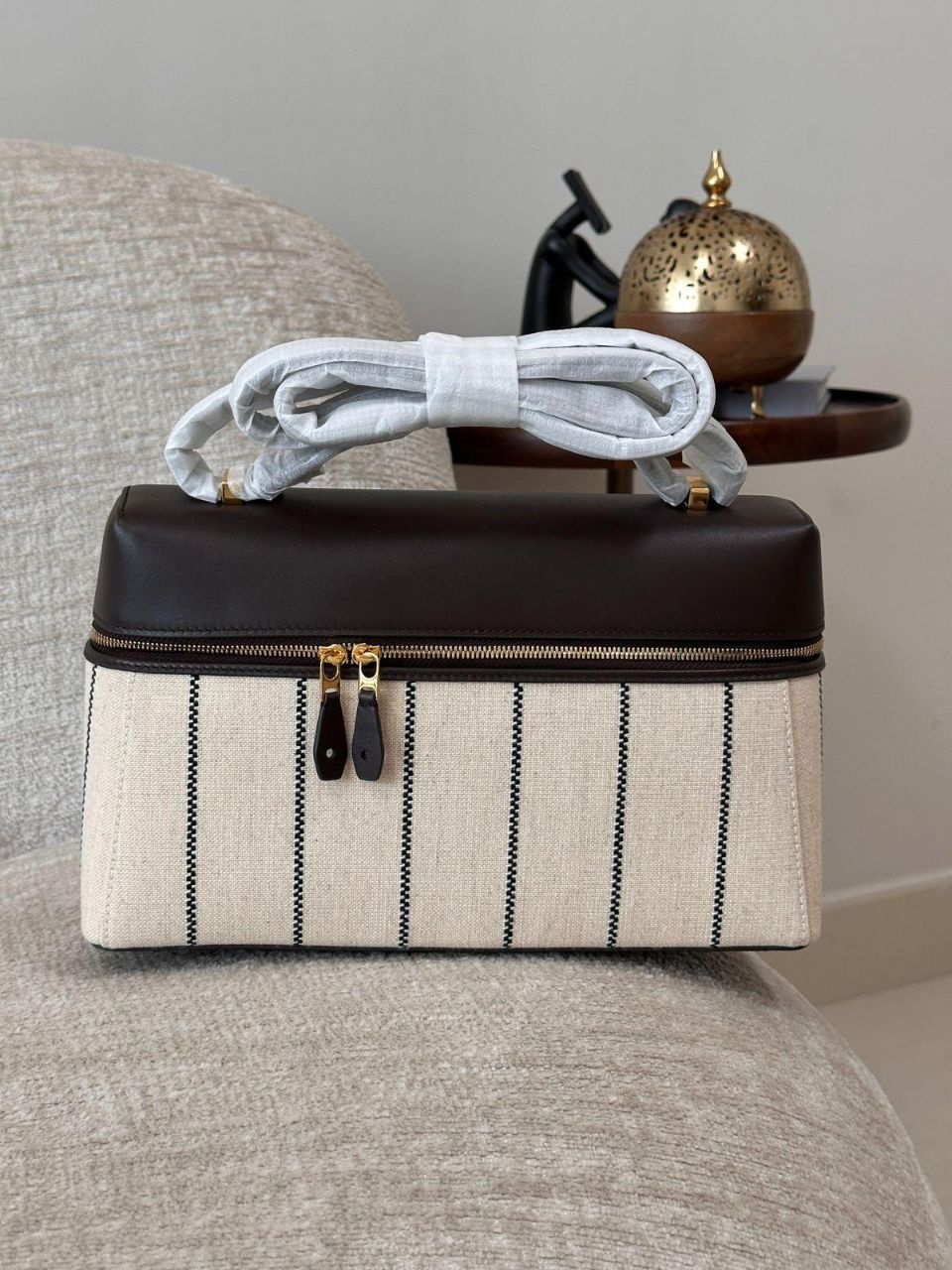 Loro Piana Extra Bag L27 – Leather & Canvas Edition