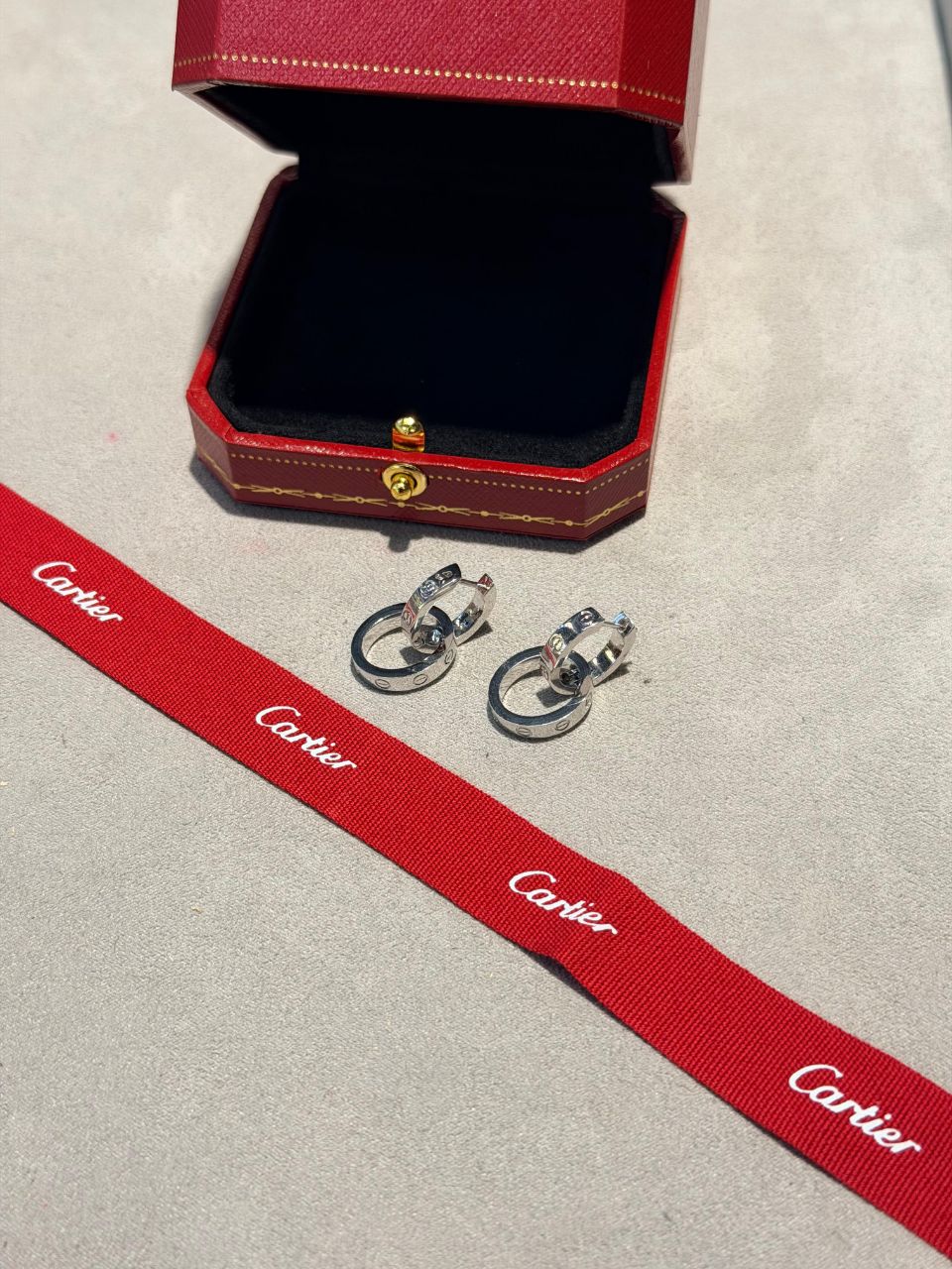 Cartier Love Hoop Earrings