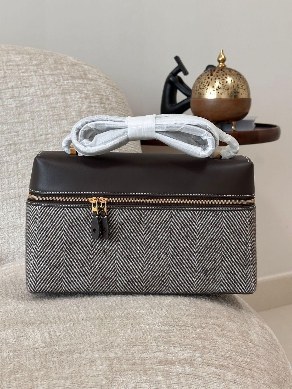 Loro Piana Extra Bag L27 – Leather & Canvas Edition