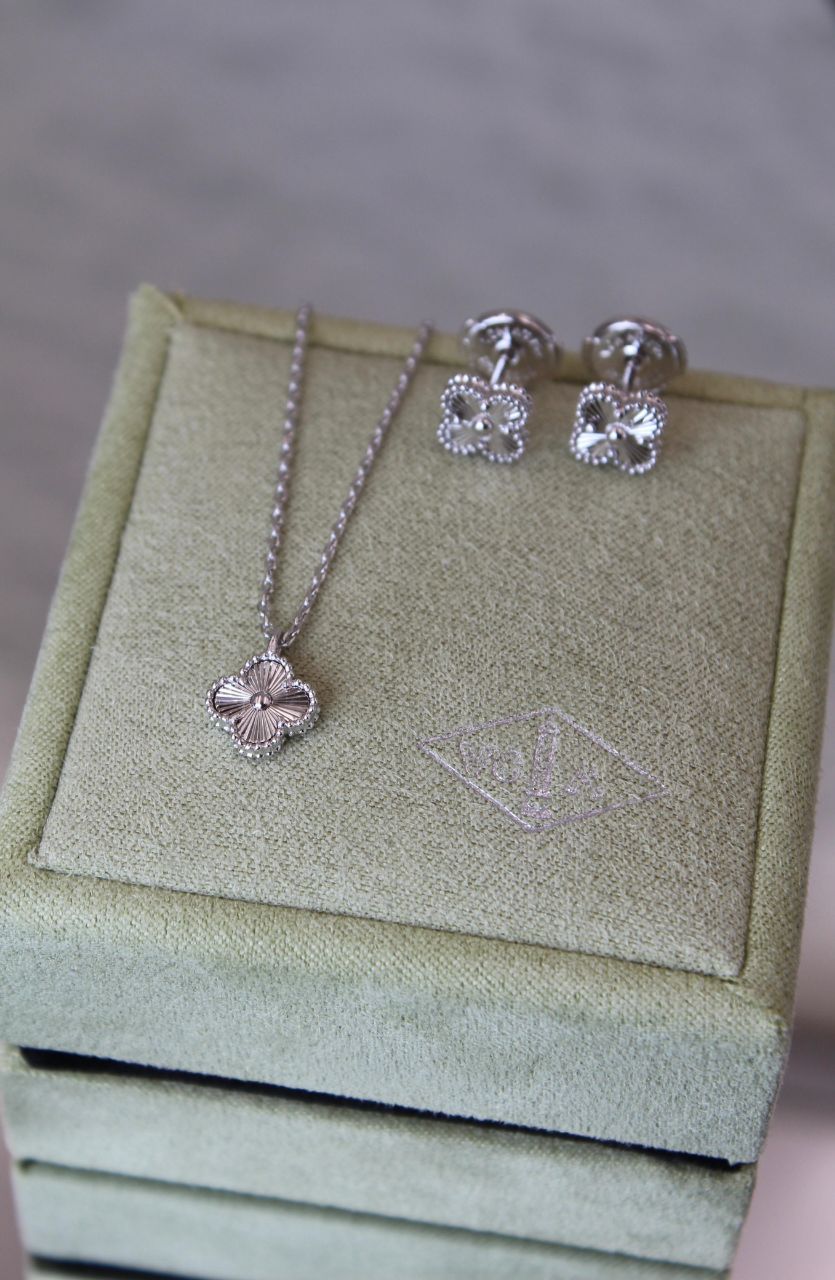 Van Cleef & Arpels Alhambra Necklace & Earrings