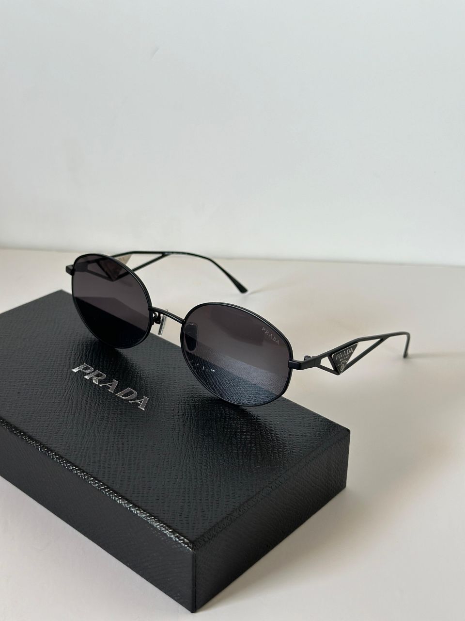 Prada Oval Frame Sunglasses
