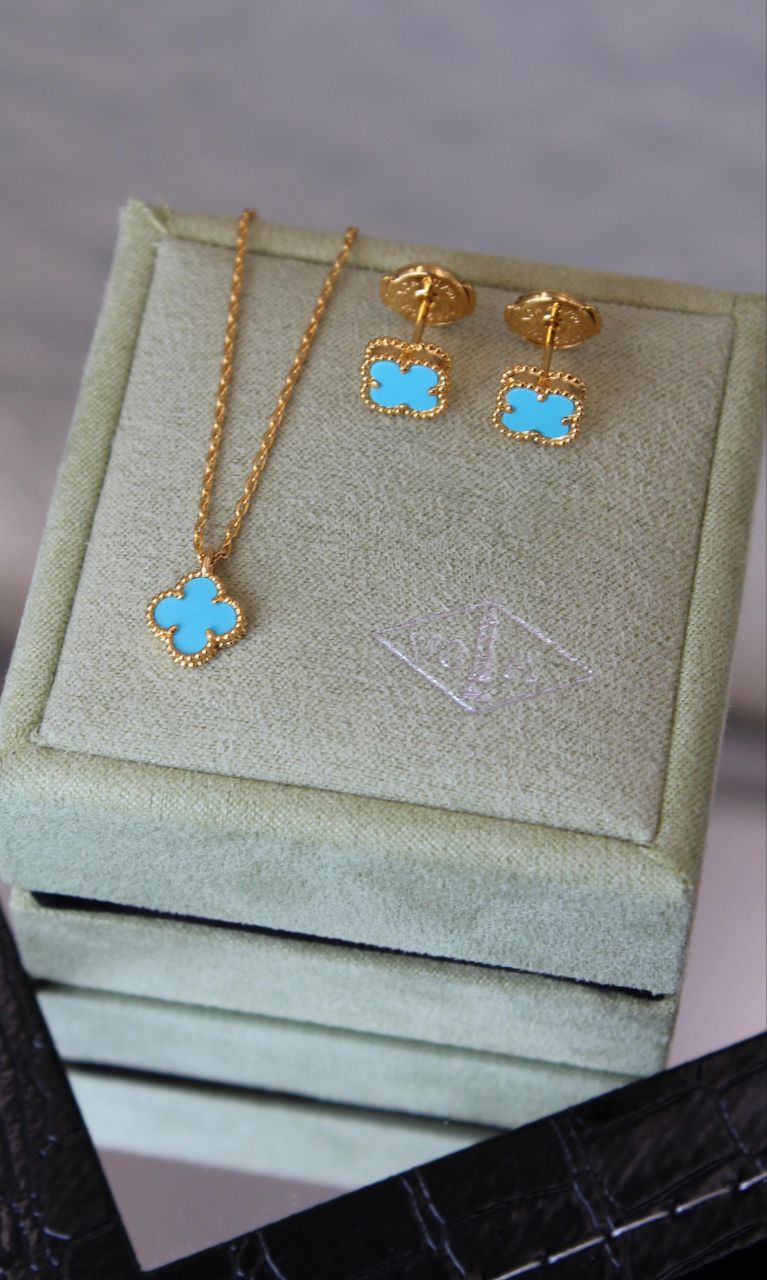 Van Cleef & Arpels Alhambra Necklace & Earrings