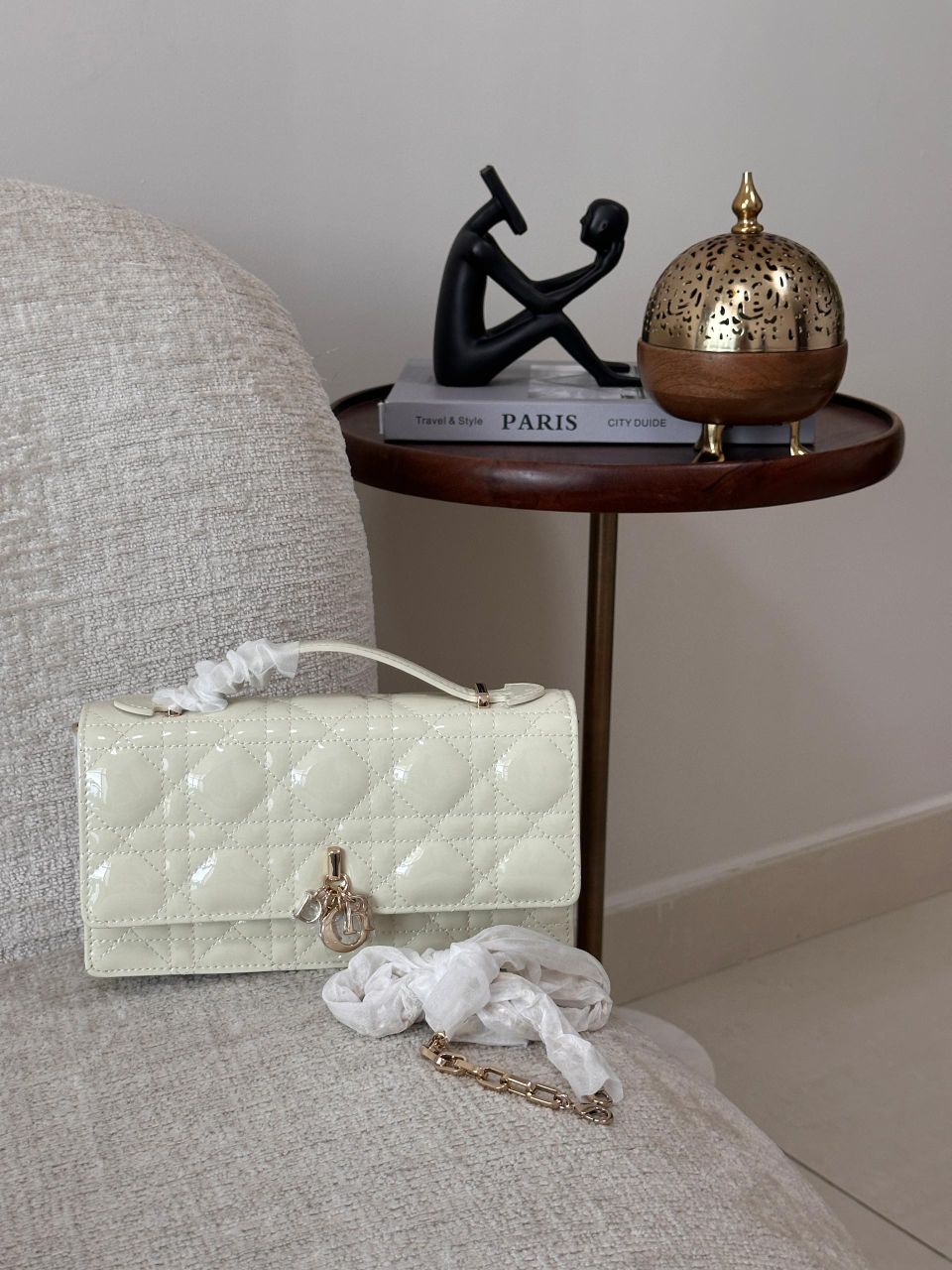 My Dior Mini Shiny Cannage Lambskin Bag