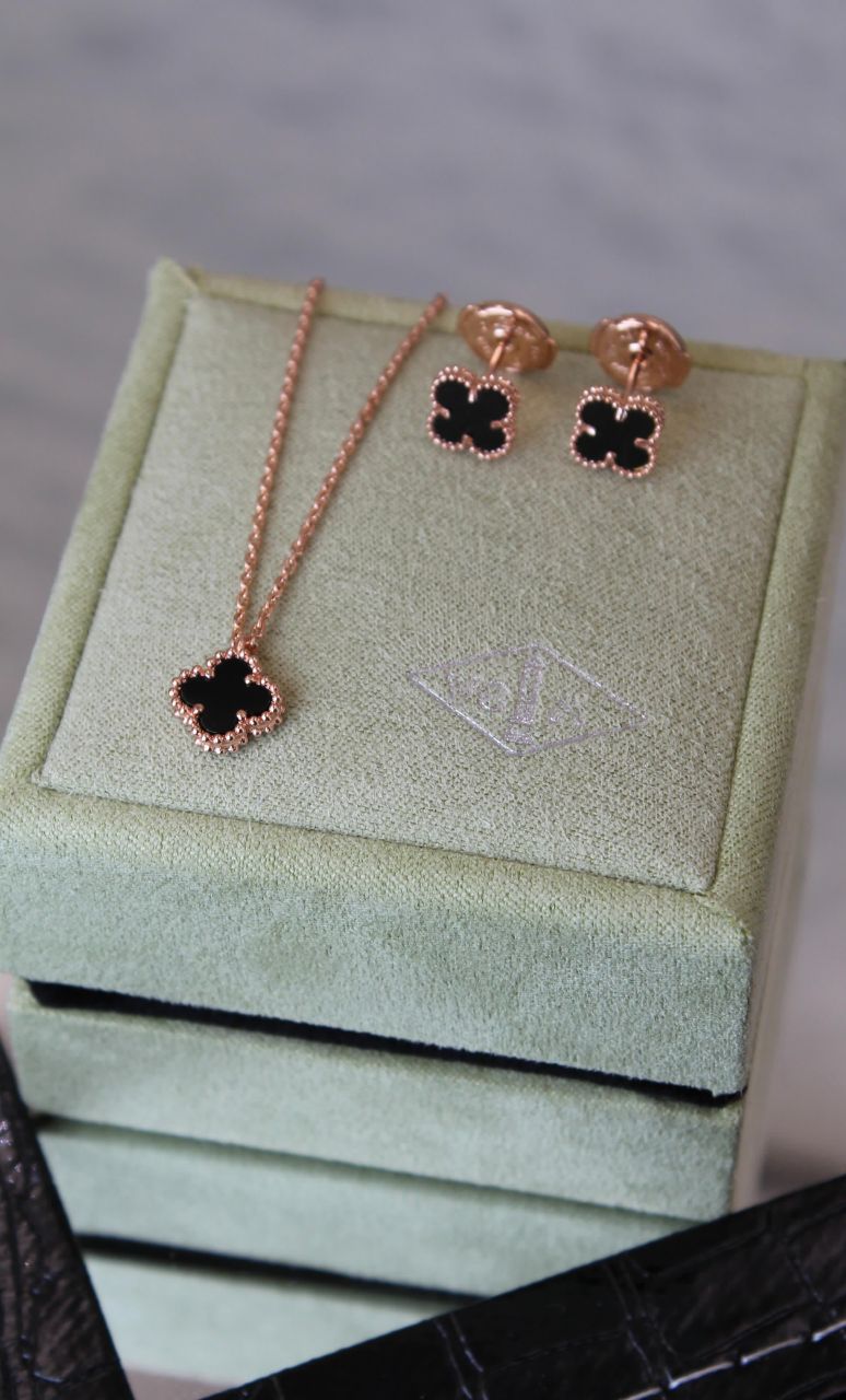 Van Cleef & Arpels Alhambra Necklace & Earrings