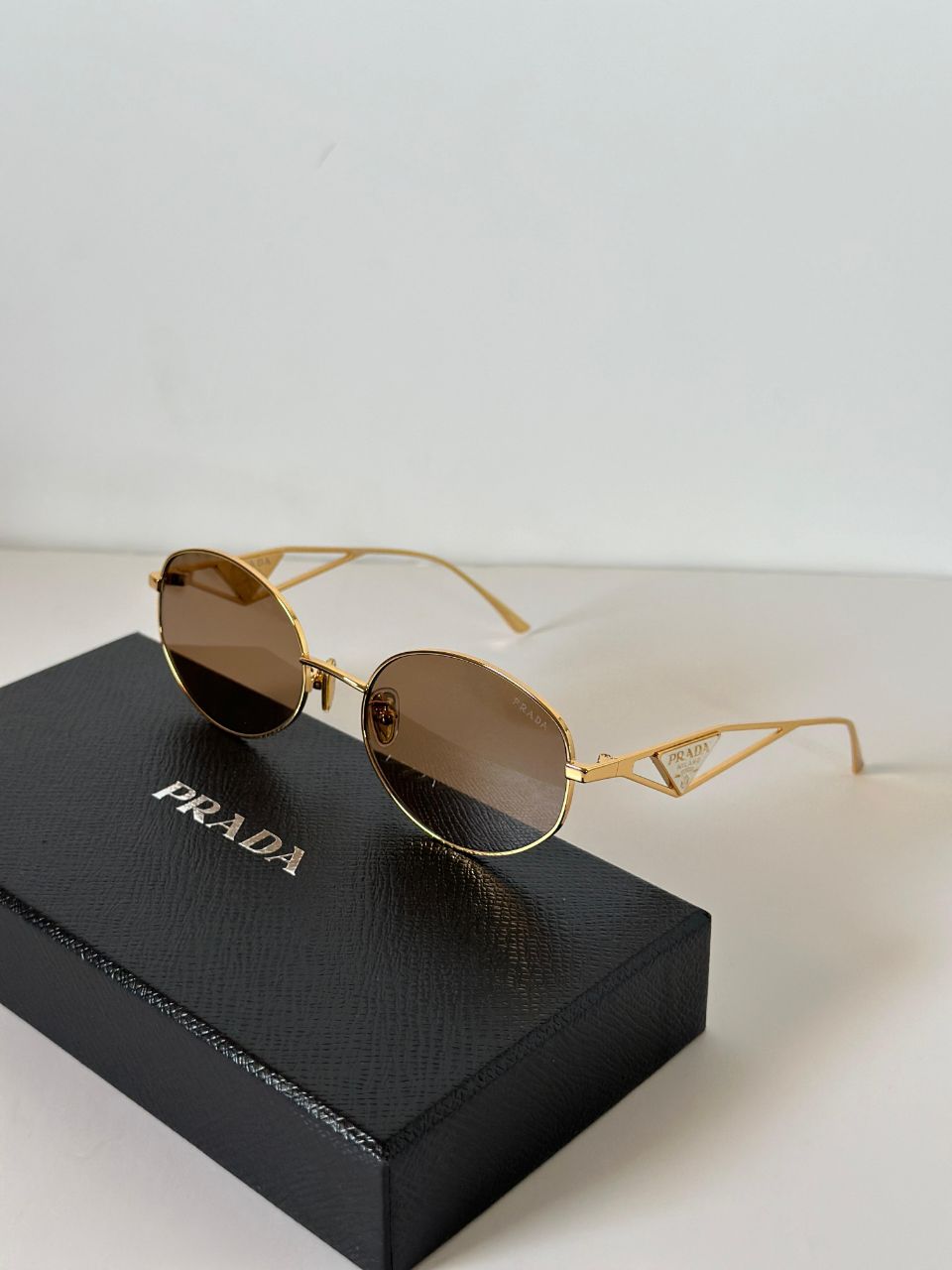 Prada Oval Frame Sunglasses