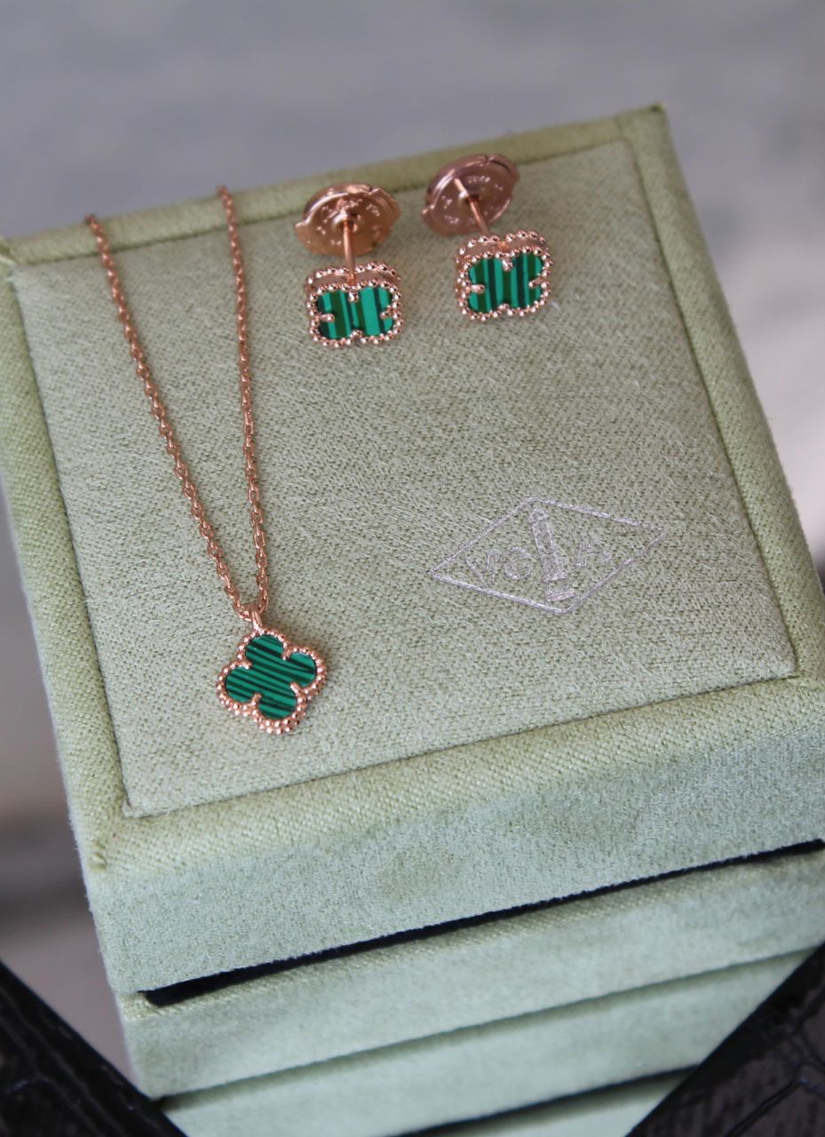 Van Cleef & Arpels Alhambra Necklace & Earrings