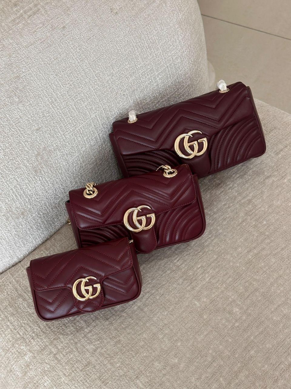 Gucci GG Marmont Matelassé Shoulder Bag – Full Size Range