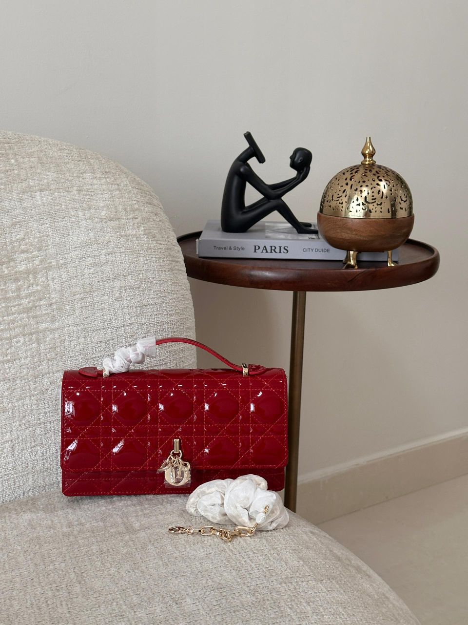 My Dior Mini Shiny Cannage Lambskin Bag