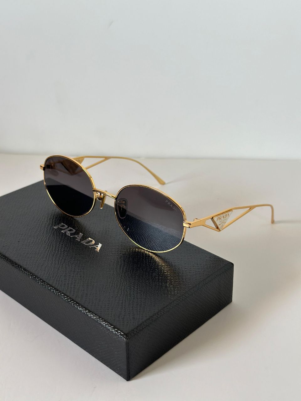 Prada Oval Frame Sunglasses