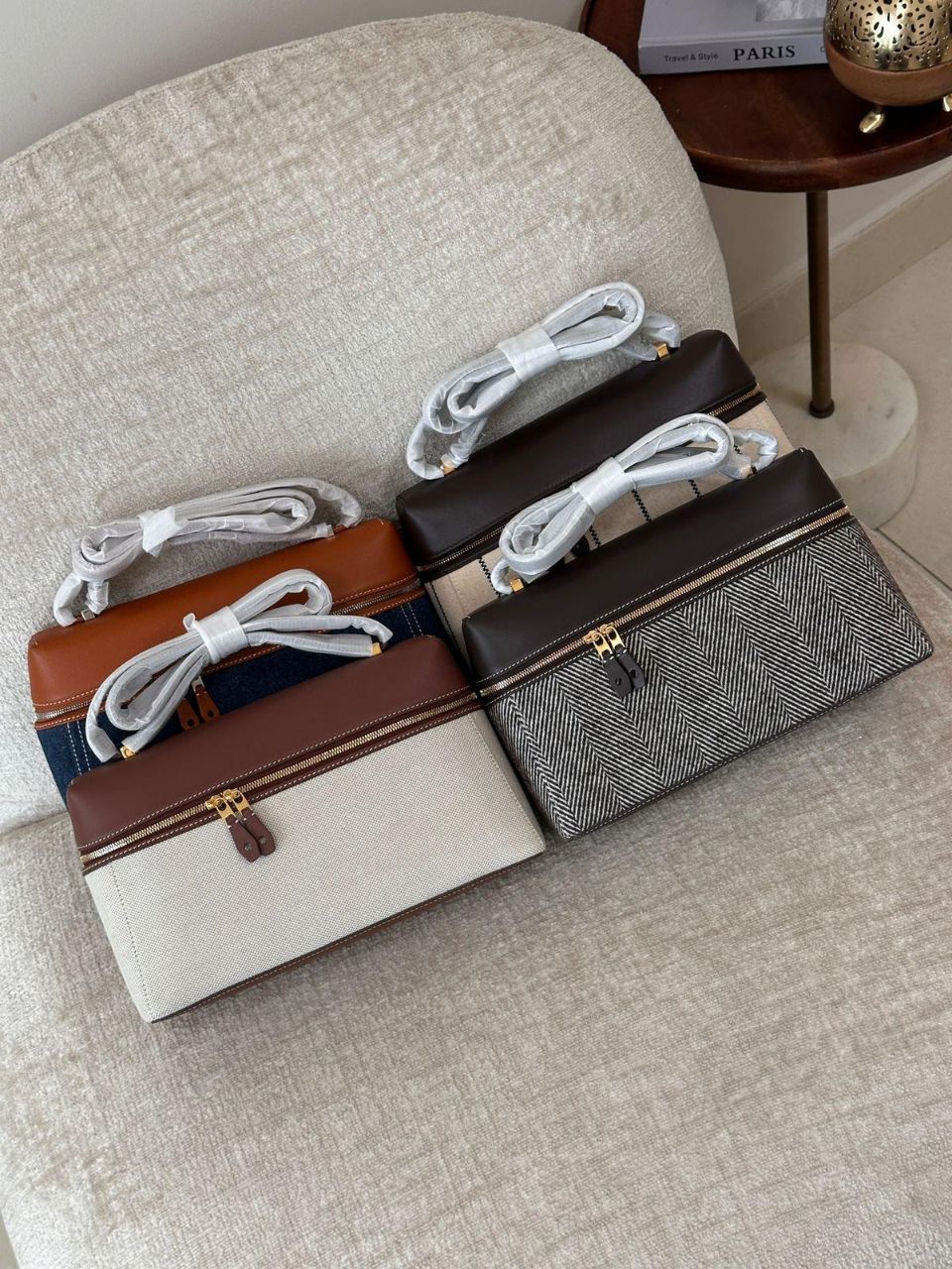 Loro Piana Extra Bag L27 – Leather & Canvas Edition