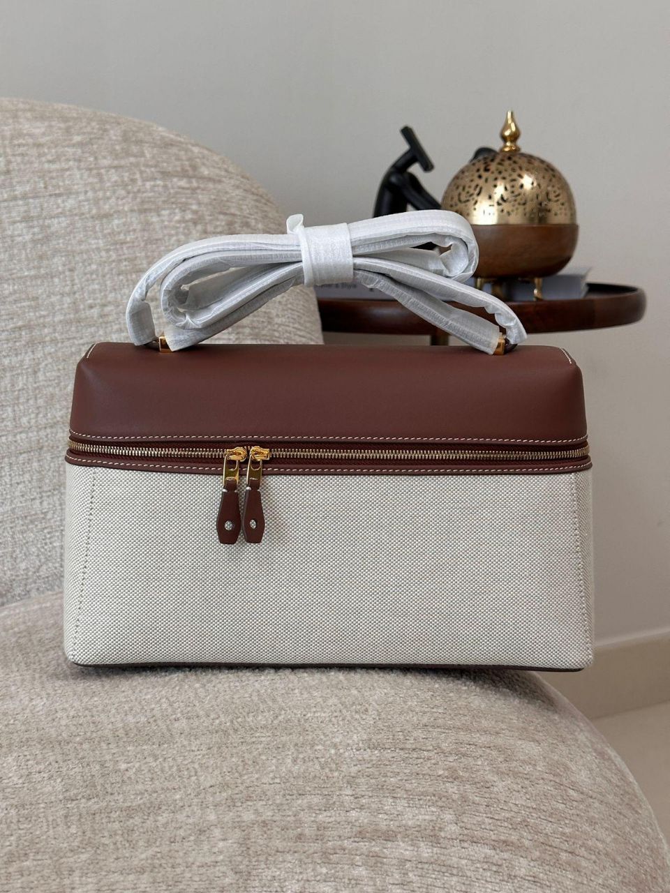 Loro Piana Extra Bag L27 – Leather & Canvas Edition