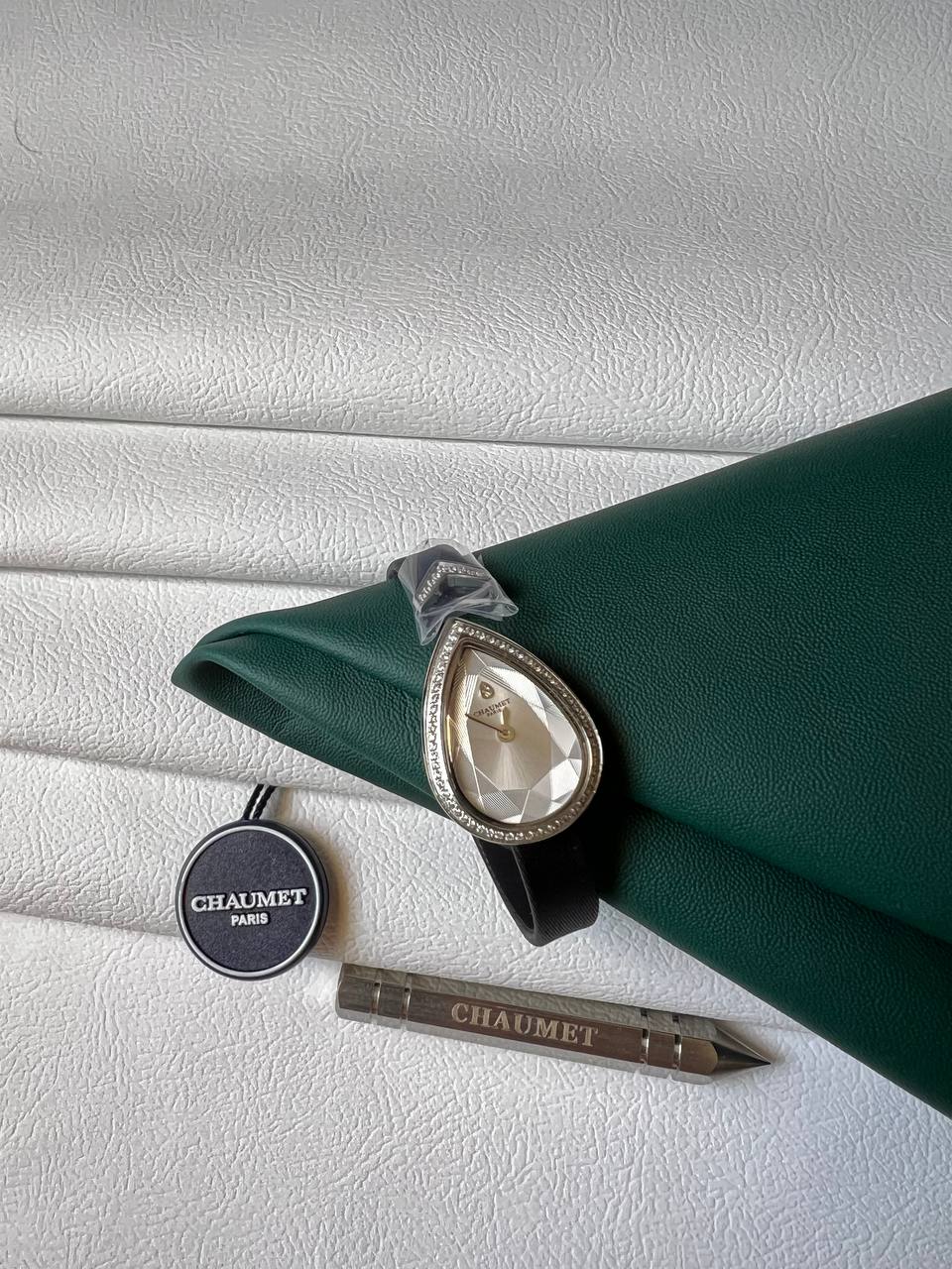 Chaumet Joséphine Aigrette Diamond Leather Strap Watch