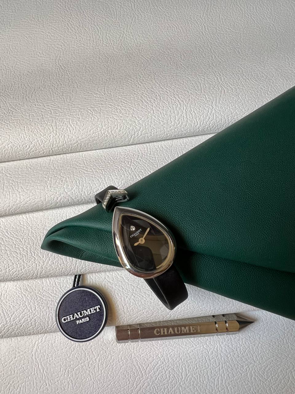 Chaumet Joséphine Aigrette Diamond Leather Strap Watch