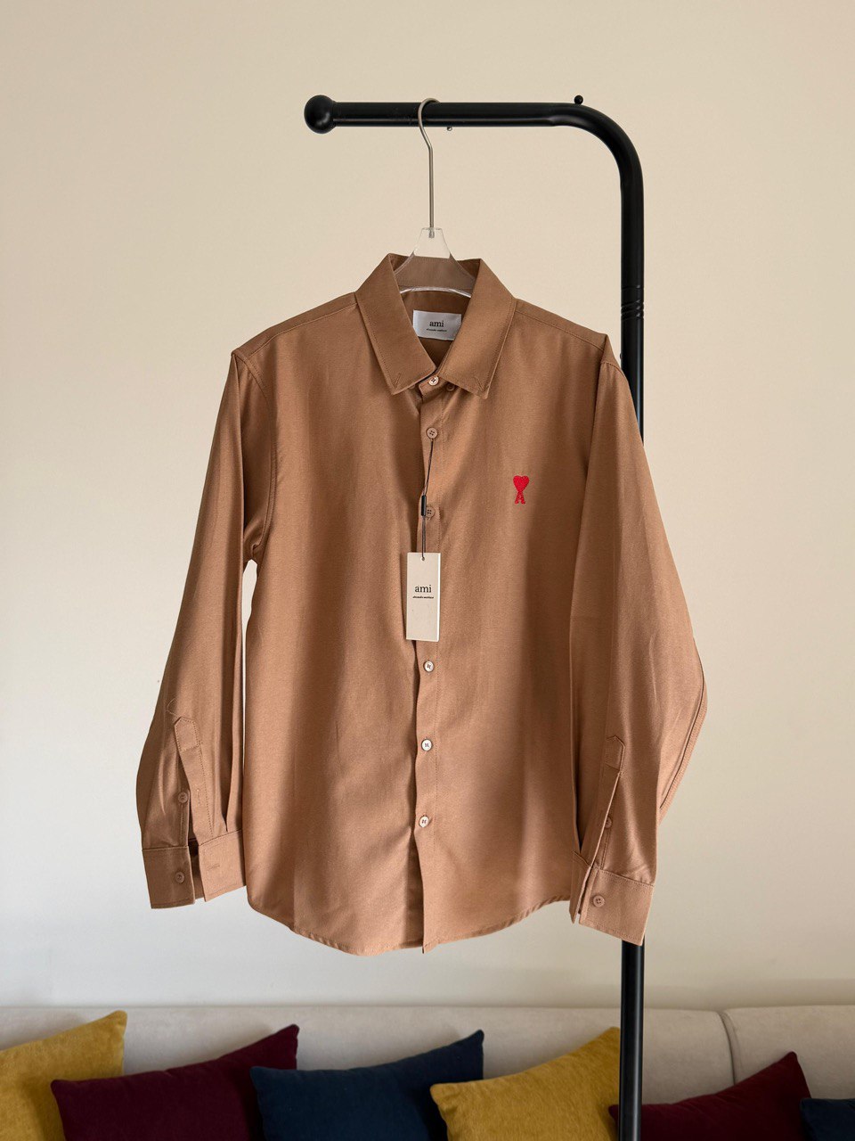 AMI Paris Ami de Cœur Women’s Classic Cotton Shirt