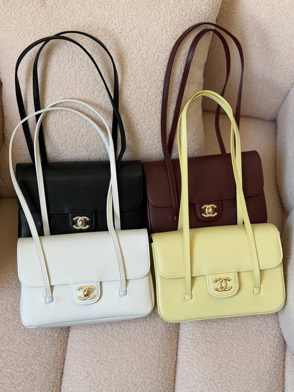 Chanel Small Flap Bag 2026 Pre-Collection Grained Shiny Calfskin