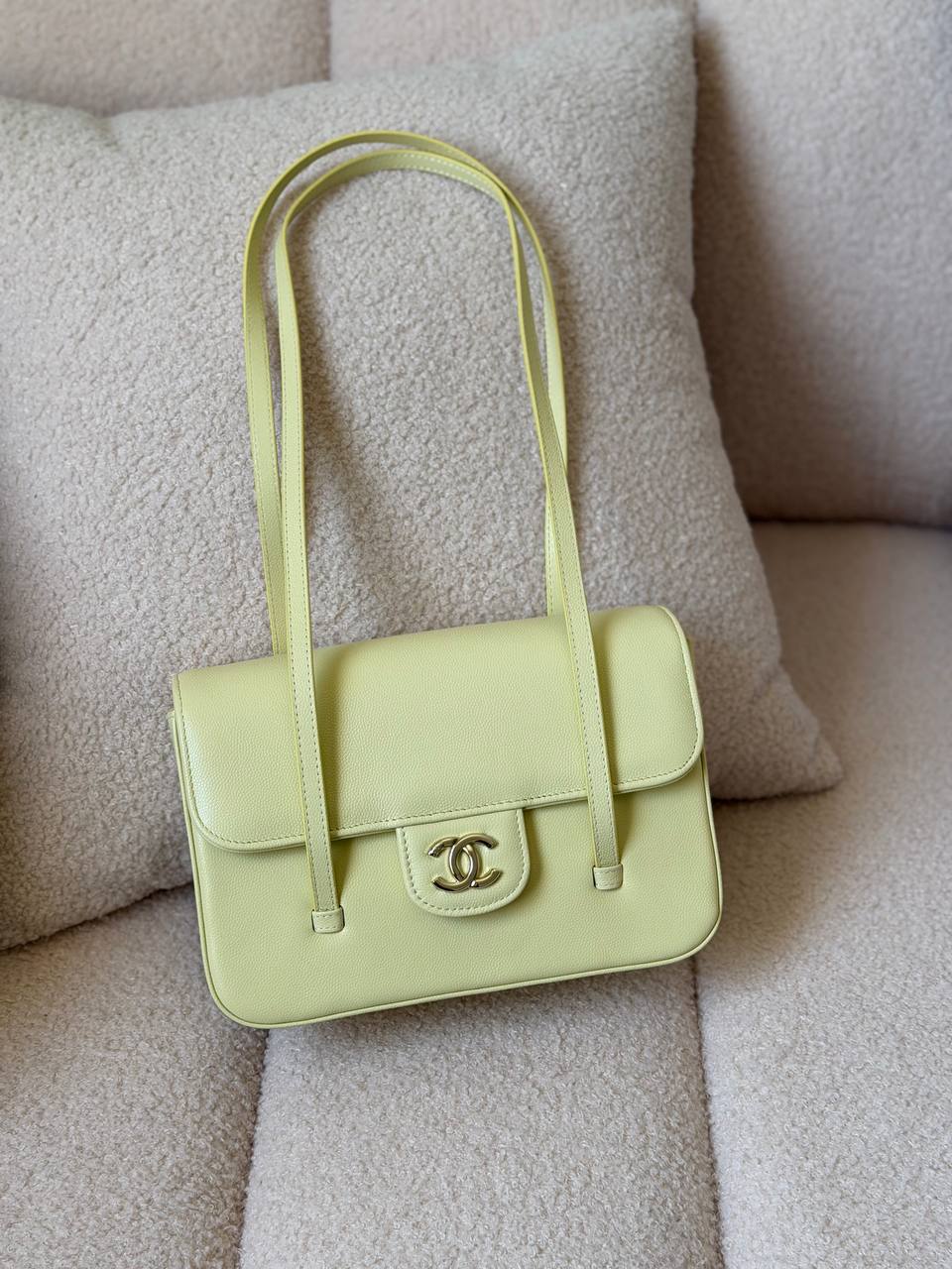 Chanel Small Flap Bag 2026 Pre-Collection Grained Shiny Calfskin