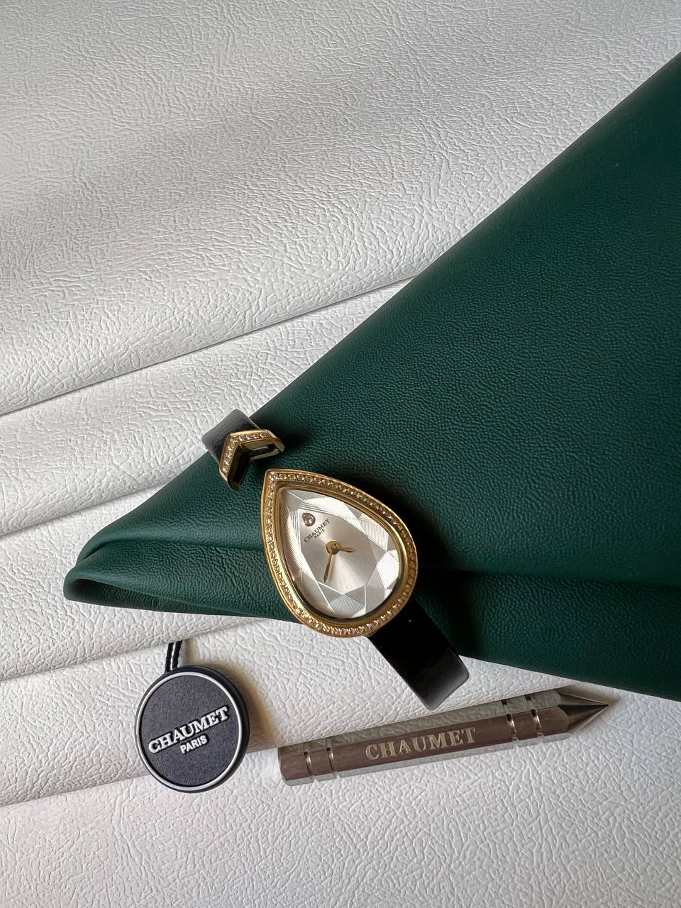 Chaumet Joséphine Aigrette Diamond Leather Strap Watch