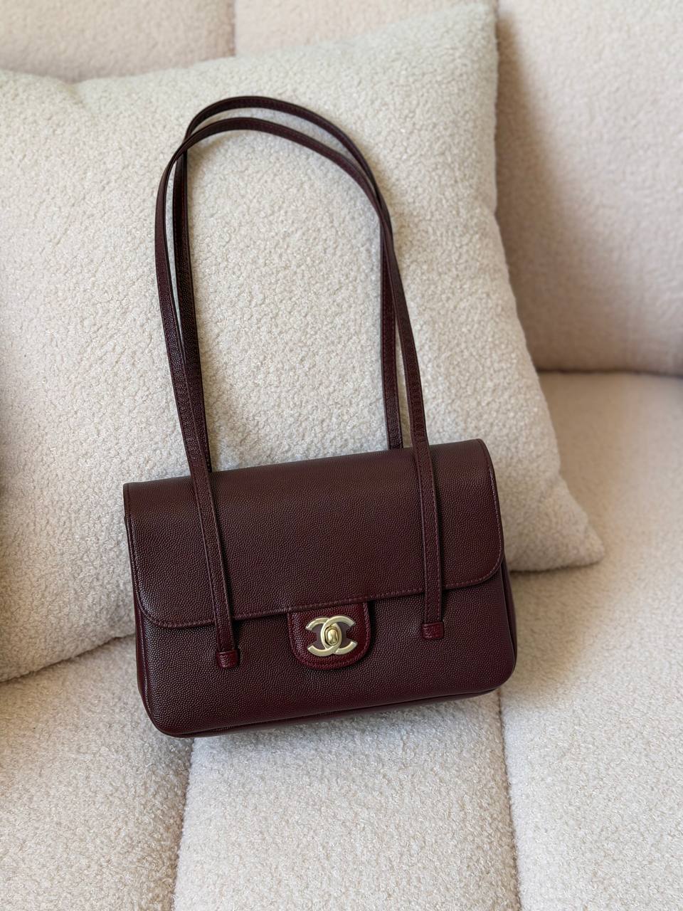 Chanel Small Flap Bag 2026 Pre-Collection Grained Shiny Calfskin