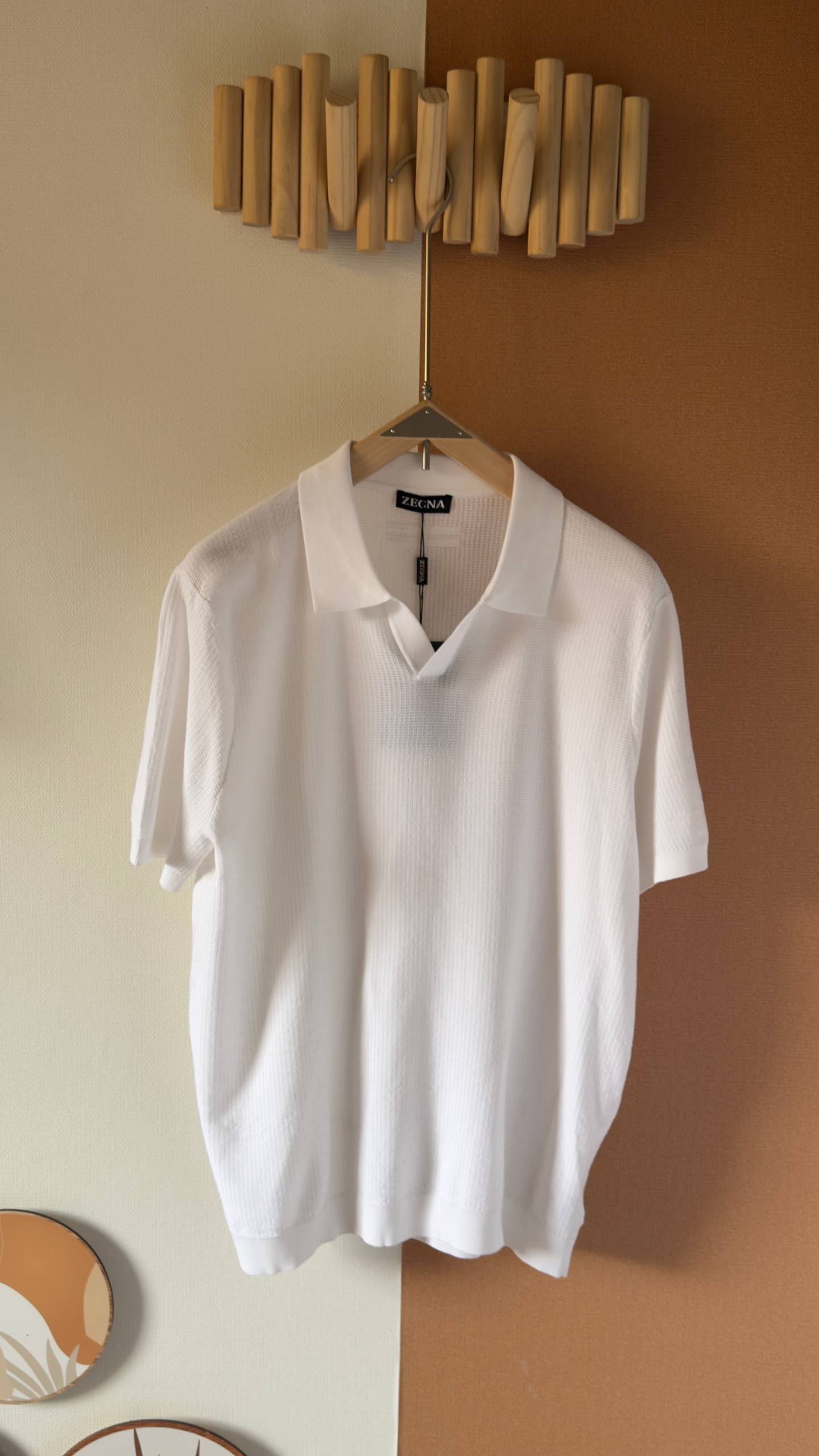 ZEGNA Textured Knit Polo Shirt – Iconic Everyday Luxury