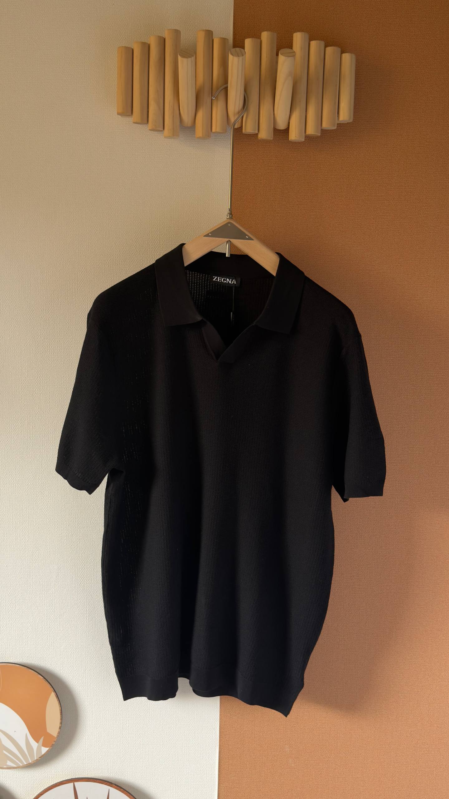 ZEGNA Textured Knit Polo Shirt – Iconic Everyday Luxury