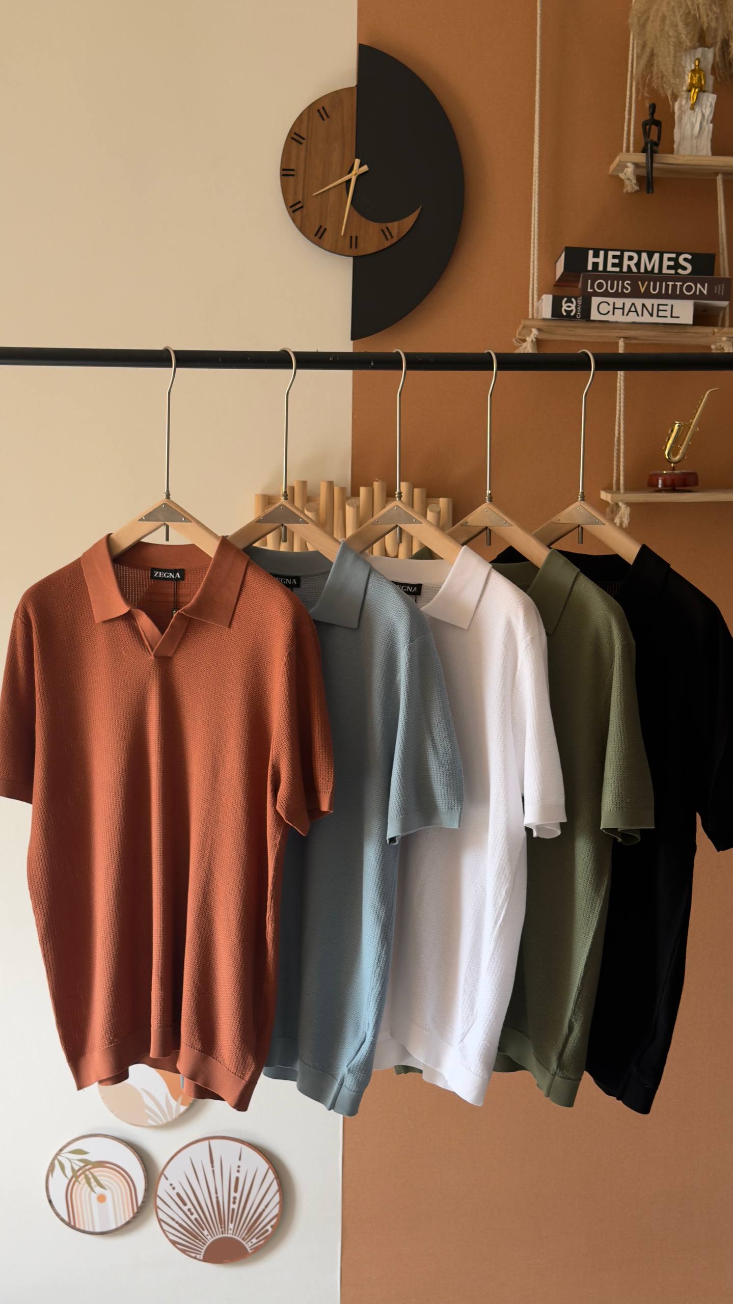 ZEGNA Textured Knit Polo Shirt – Iconic Everyday Luxury