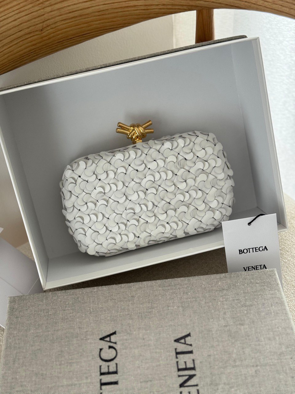 Bottega Veneta Knot Intrecciato Clutch – Full Collection All Materials & Colors