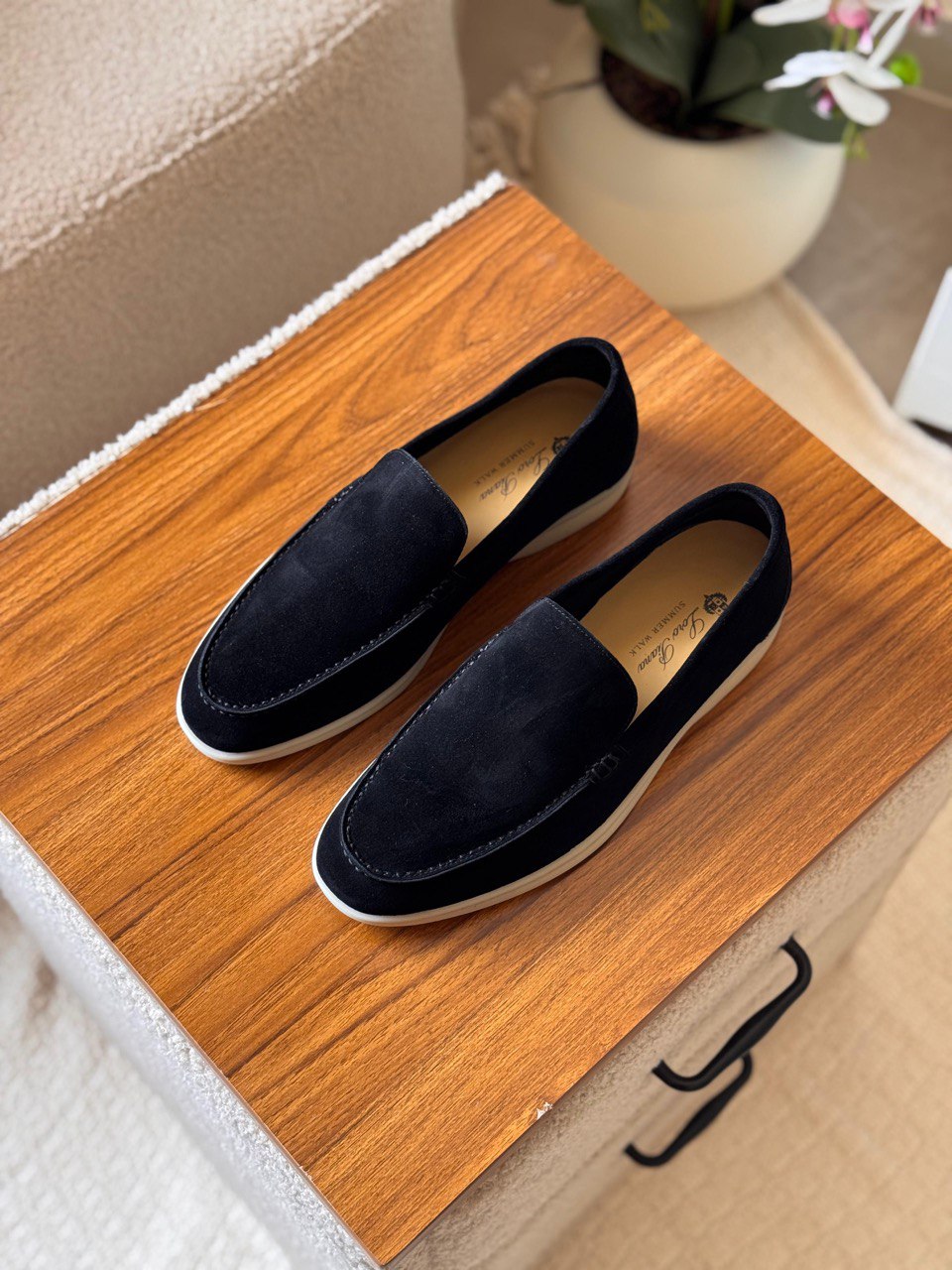 Loro Piana Summer Walk Suede Loafers – Iconic Lightweight Resort Style
