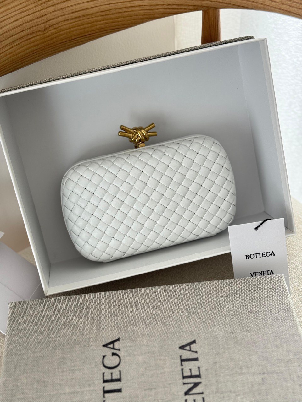 Bottega Veneta Knot Intrecciato Clutch – Full Collection All Materials & Colors