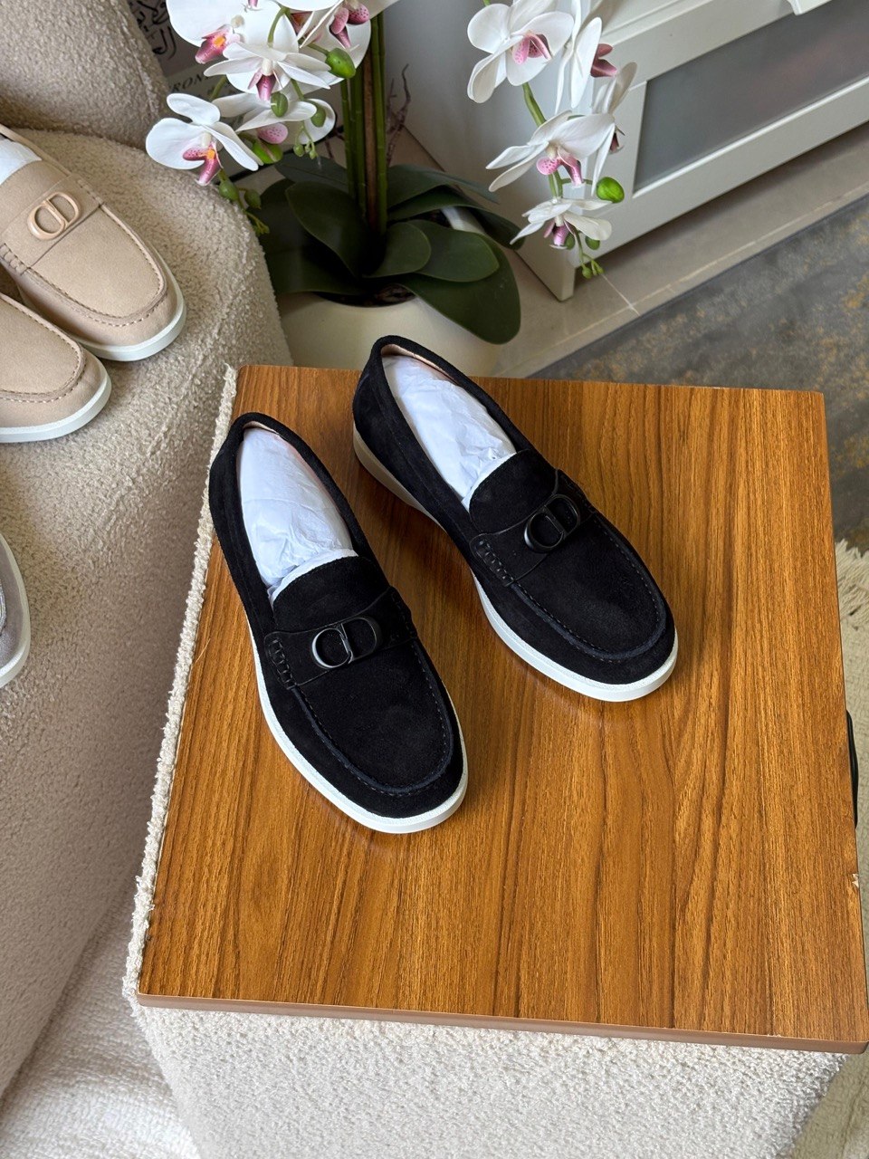 Dior CD Icon Suede Loafers – Timeless Luxury Summer Walk Style